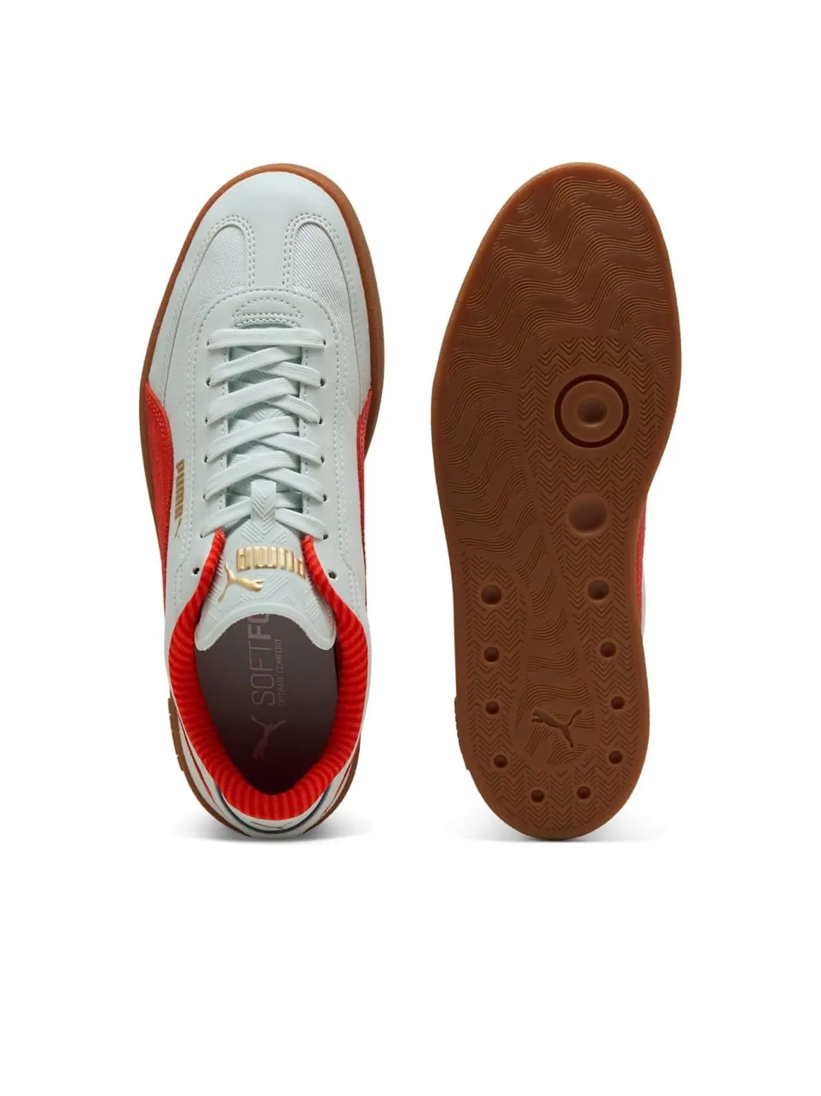 Puma Club II Era Retro 'Ocean Glass Flame Red' — изображение 2 из 2, красный