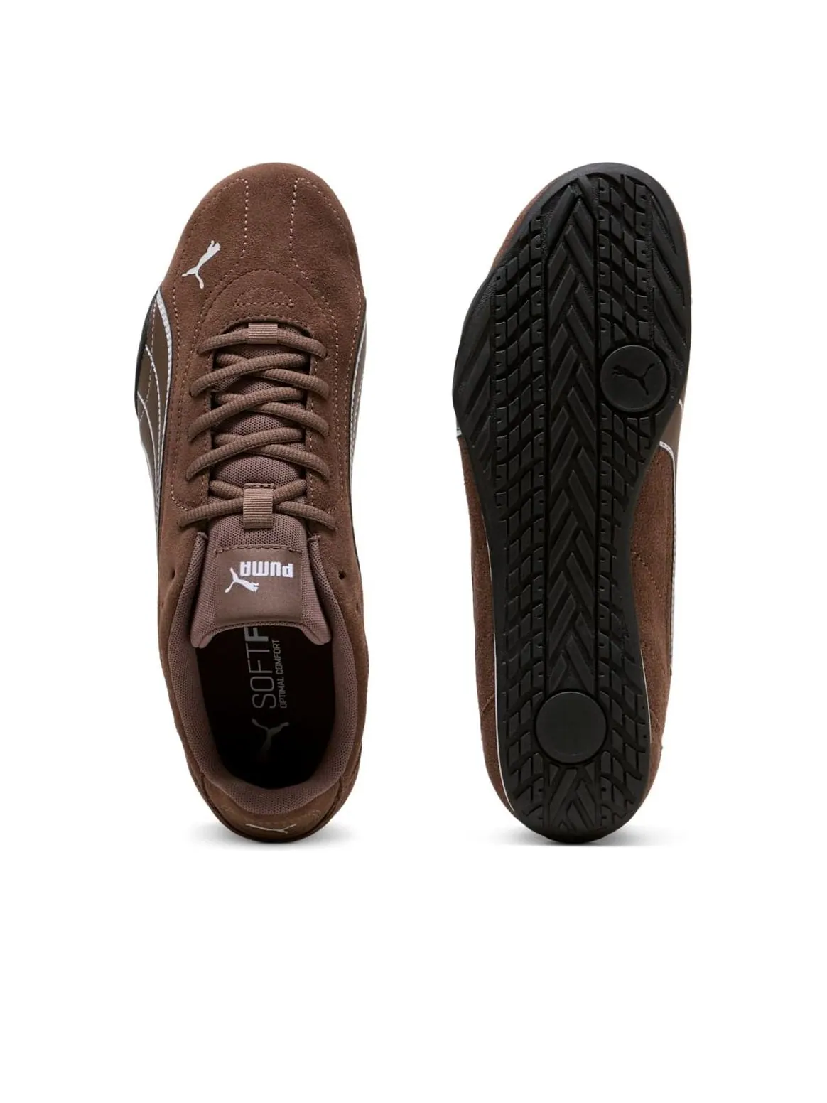 Кроссовки PUMA Catch SD 'Brown White' — изображение 5 из 6, коричневый