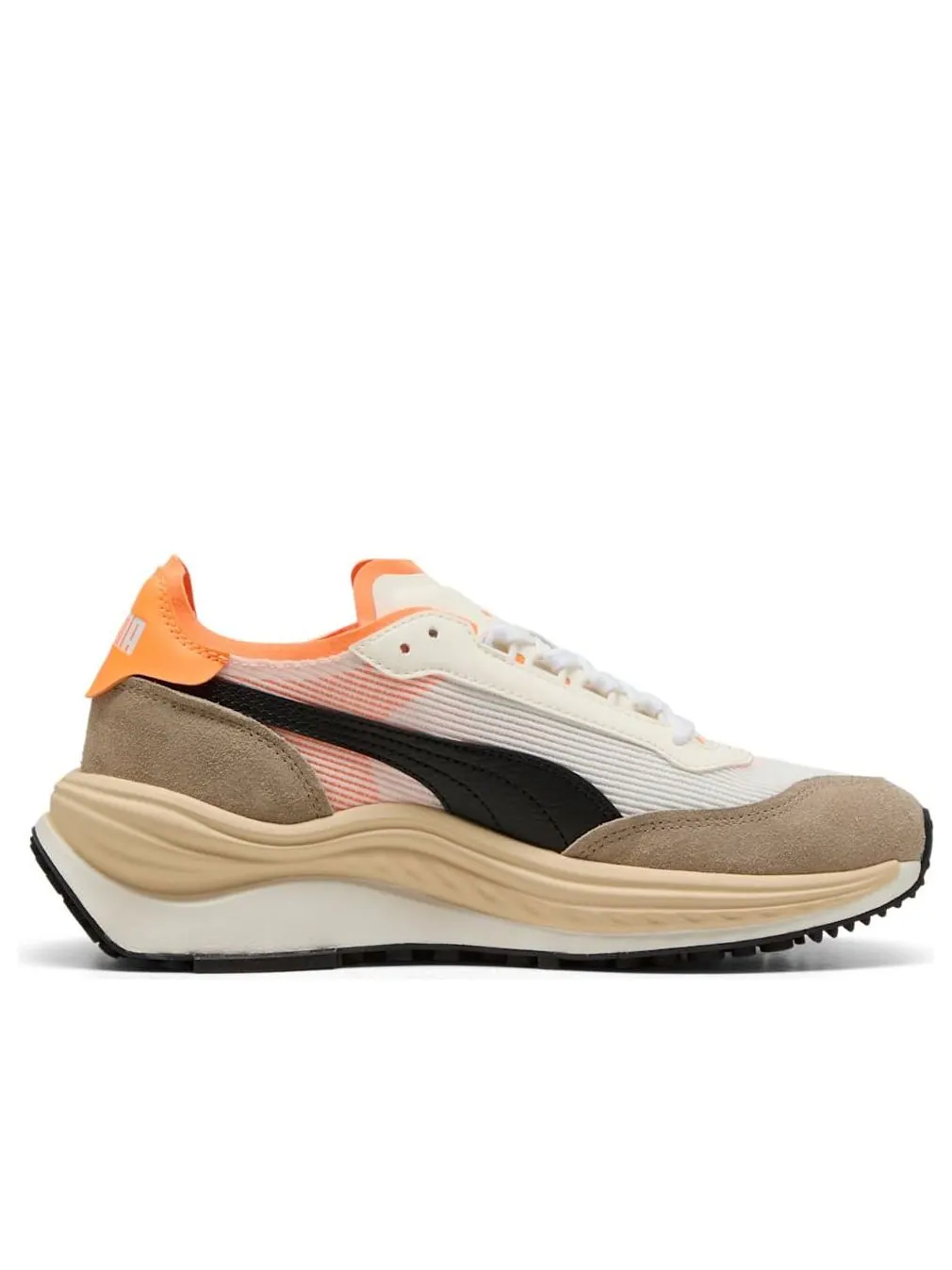 Кроссовки PUMA Rider Elite 'Warm White Fire Red' — изображение 2 из 6, бежевый