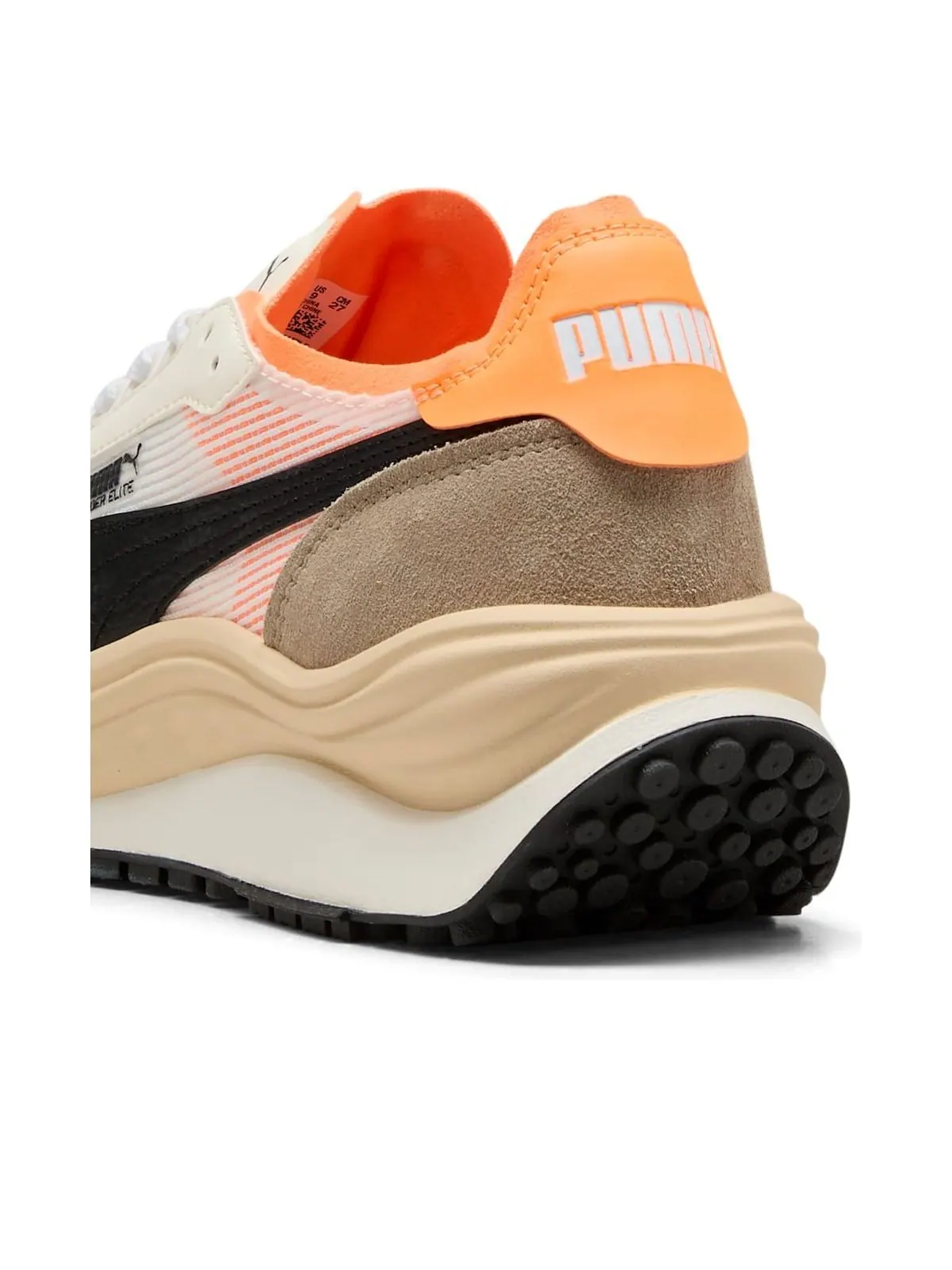 Кроссовки PUMA Rider Elite 'Warm White Fire Red' — изображение 4 из 6, бежевый
