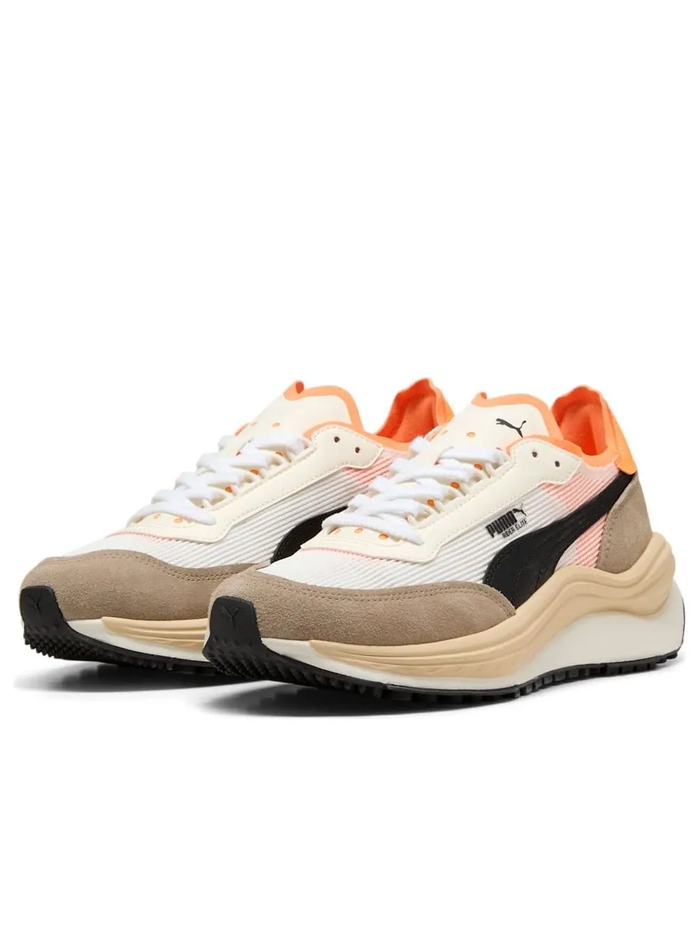 Кроссовки PUMA Rider Elite 'Warm White Fire Red' — изображение 6 из 6, бежевый