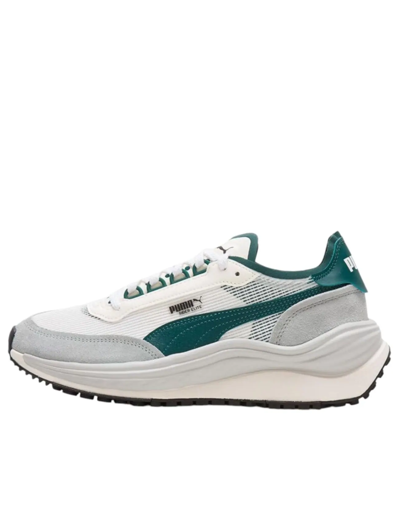 Puma Rider Elite 'Warm White Green Medium Gray' — изображение 1 из 4, белый/зеленый/серый