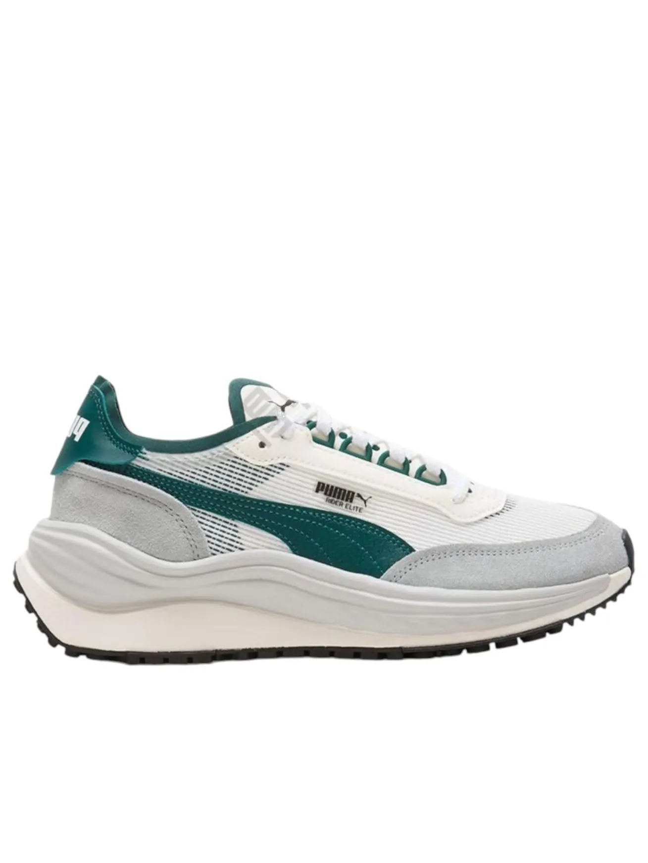 Puma Rider Elite 'Warm White Green Medium Gray' — изображение 2 из 4, белый/зеленый/серый