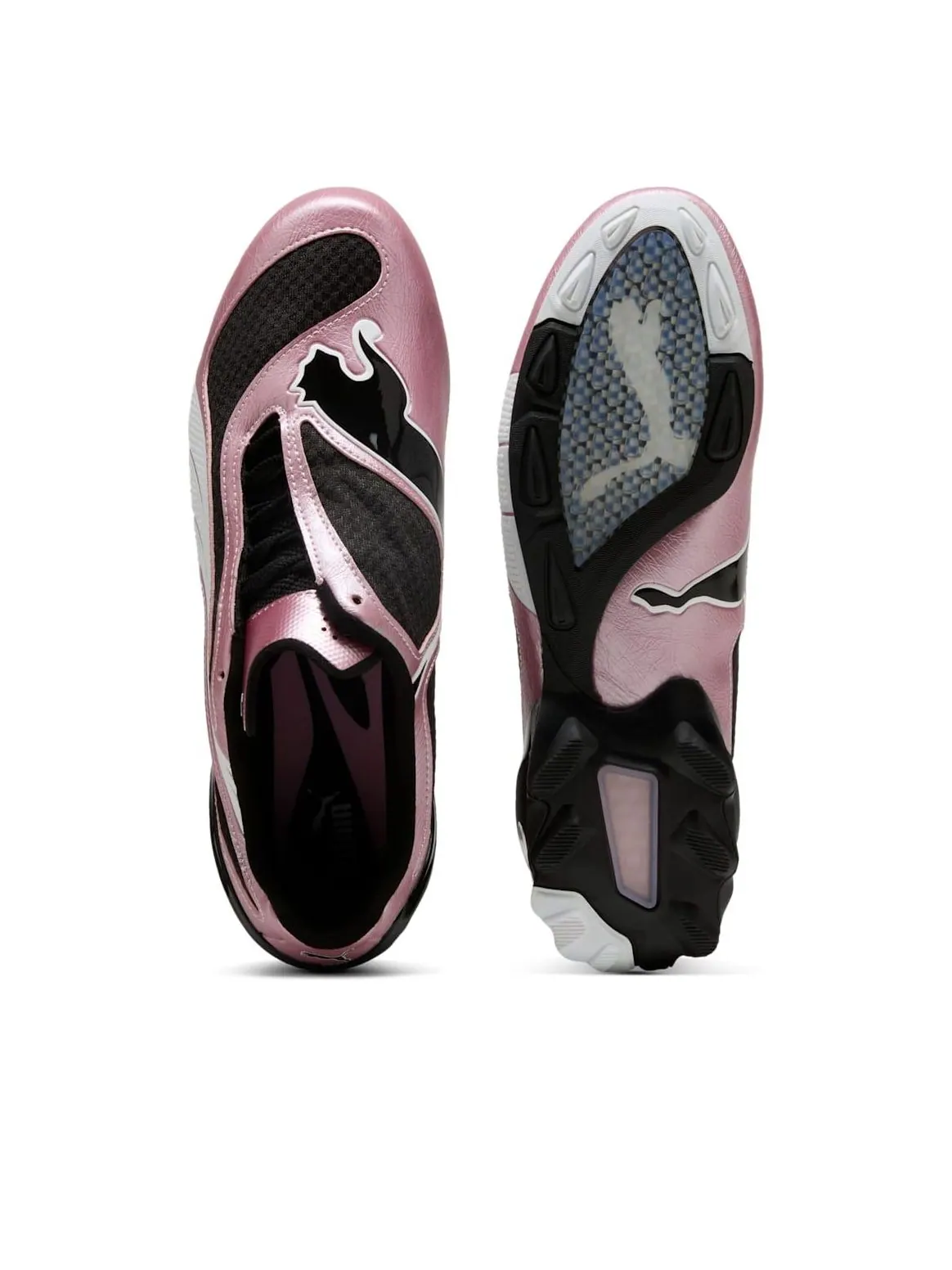 Кроссовки (WMNS) PUMA V-S1 'Poised Pink Black' — изображение 3 из 6, розовый