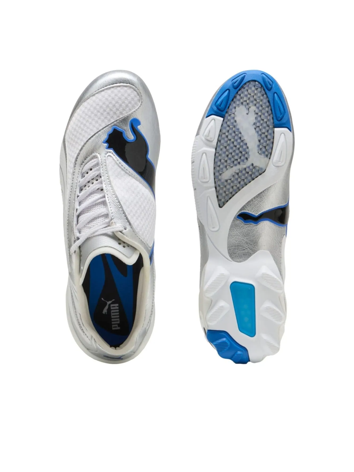 Кроссовки PUMA V-S1 'Metallic White Silver' — изображение 4 из 6, белый