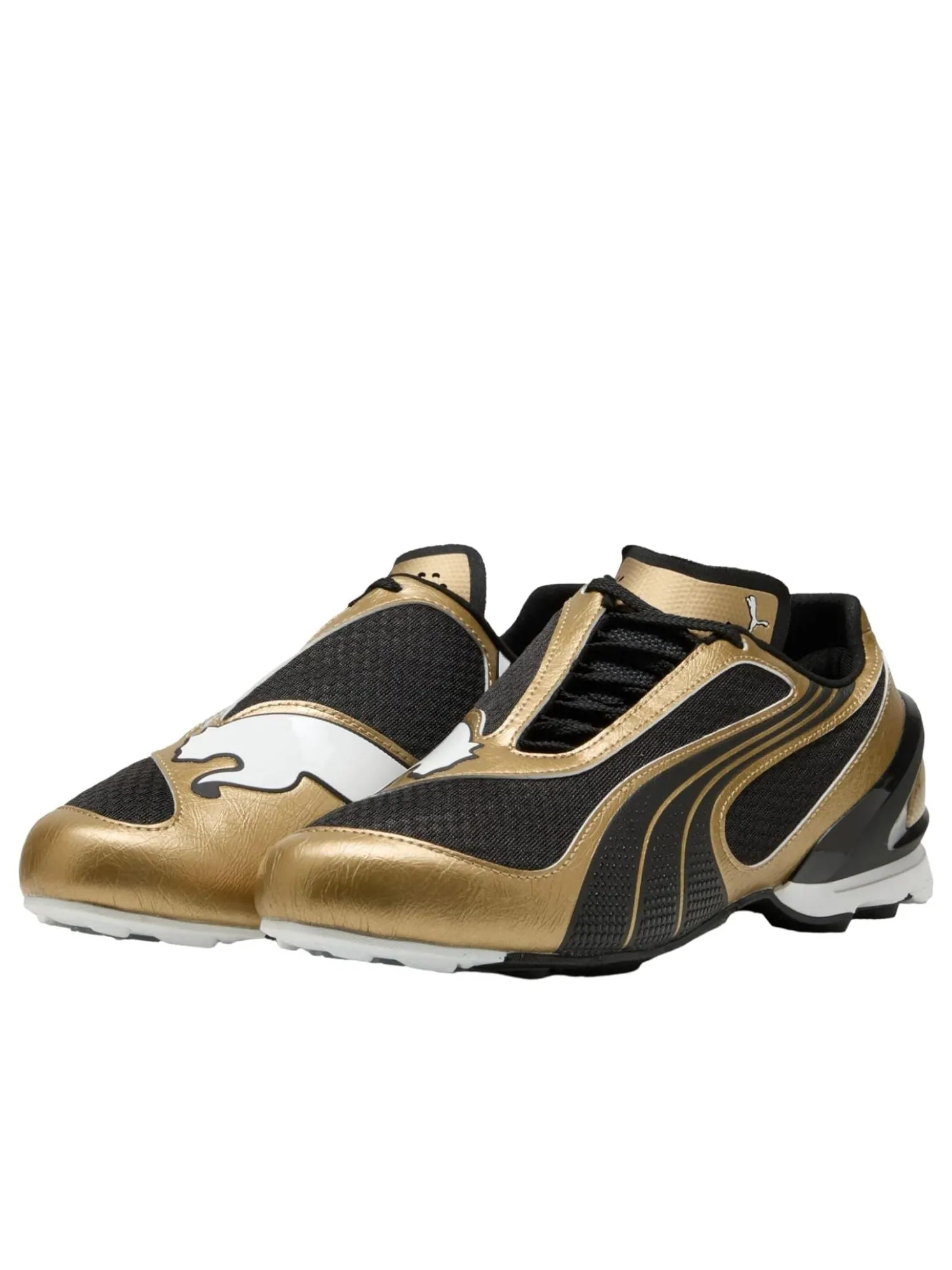 Кроссовки PUMA V-S1 'Metallic Gold Black' — изображение 2 из 6, золото
