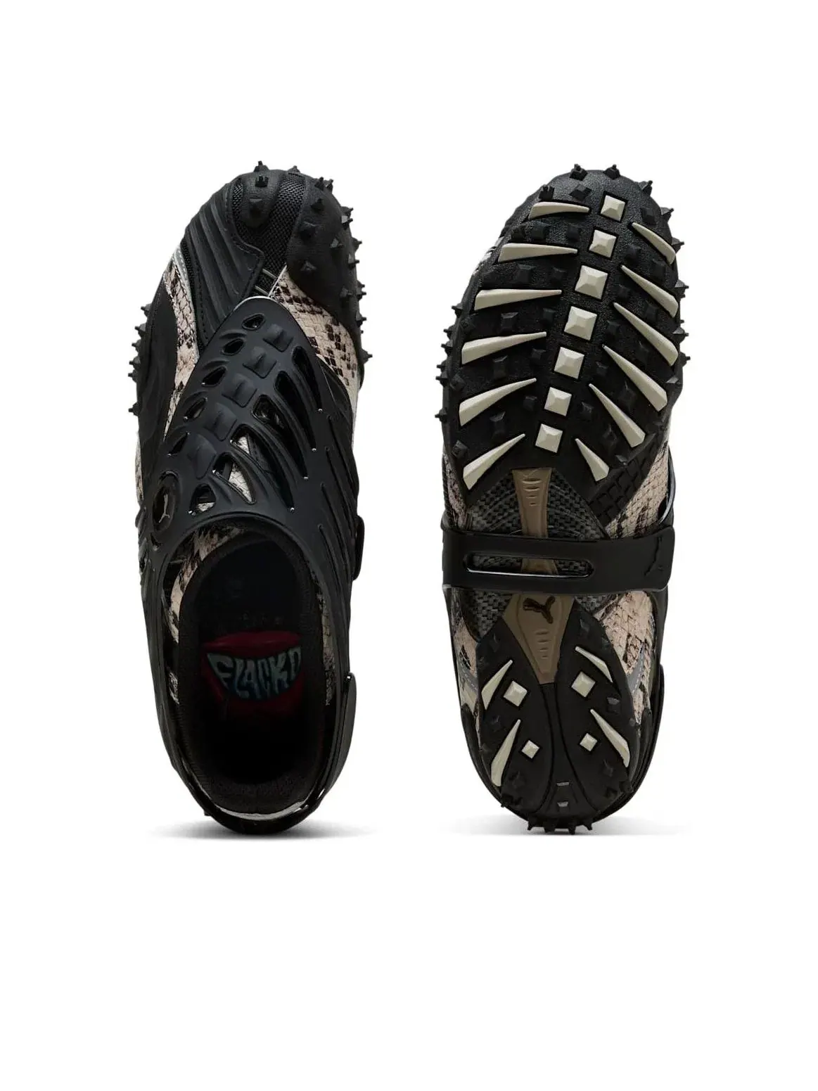 Мужские кроссовки PUMA x A$AP Rocky Mostro Gabbia Black Snakeskin — изображение 3 из 6, черный