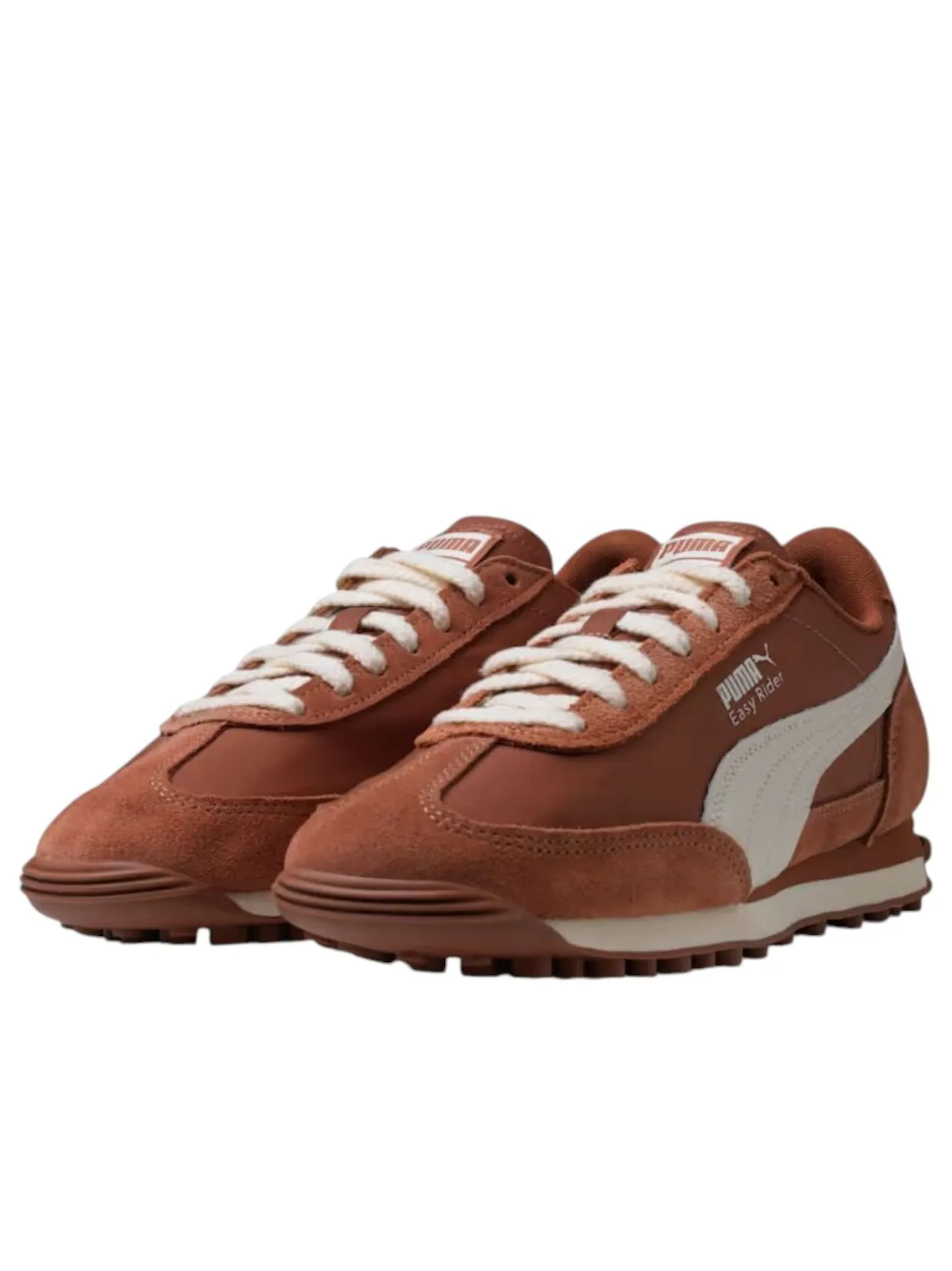 Кроссовки PUMA Easy Rider 'Brown Mushroom Warm White' — изображение 2 из 5, коричневый