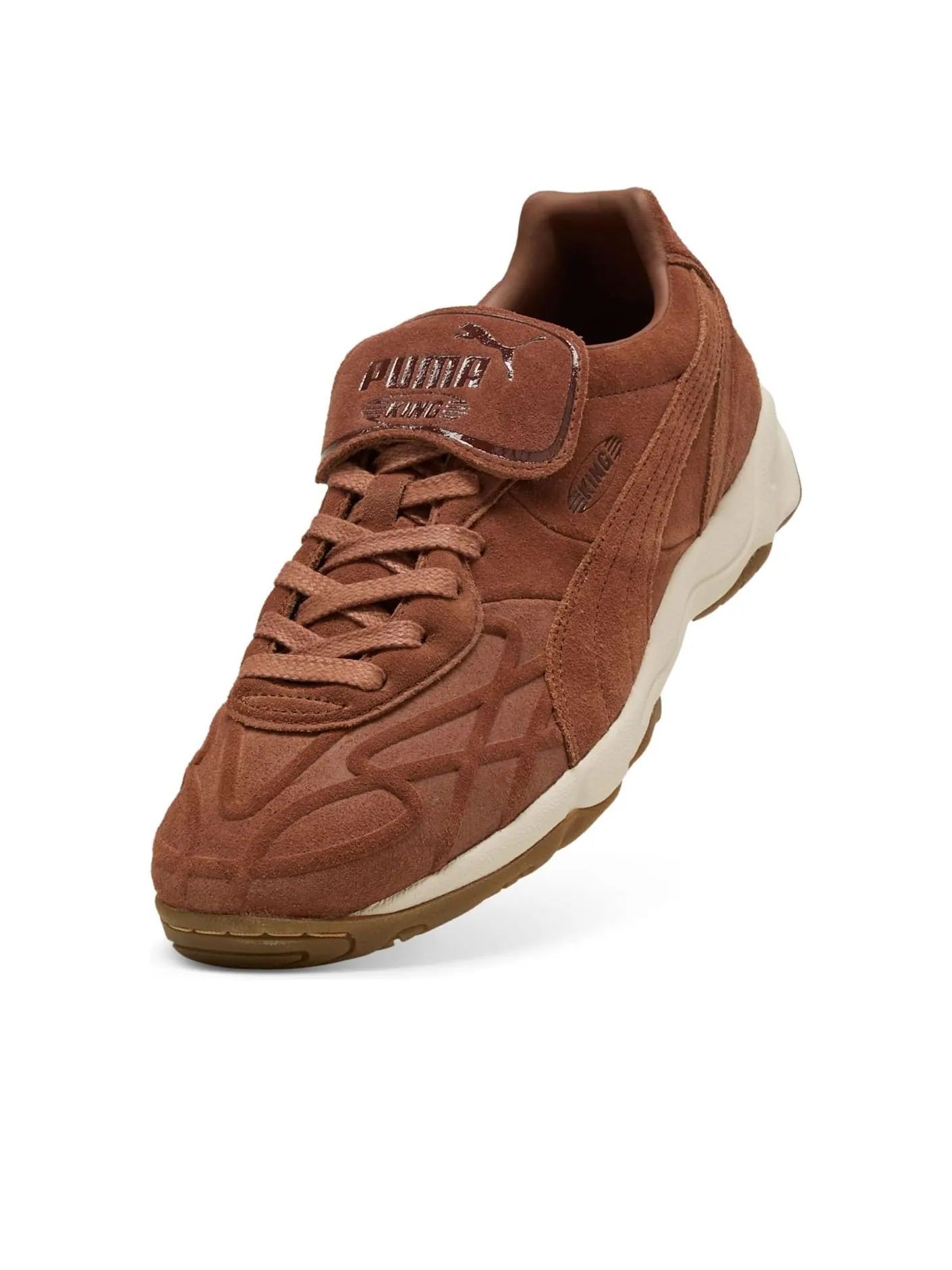 Puma King Indoor Clean 'Brown' — изображение 3 из 6, коричневый/белый