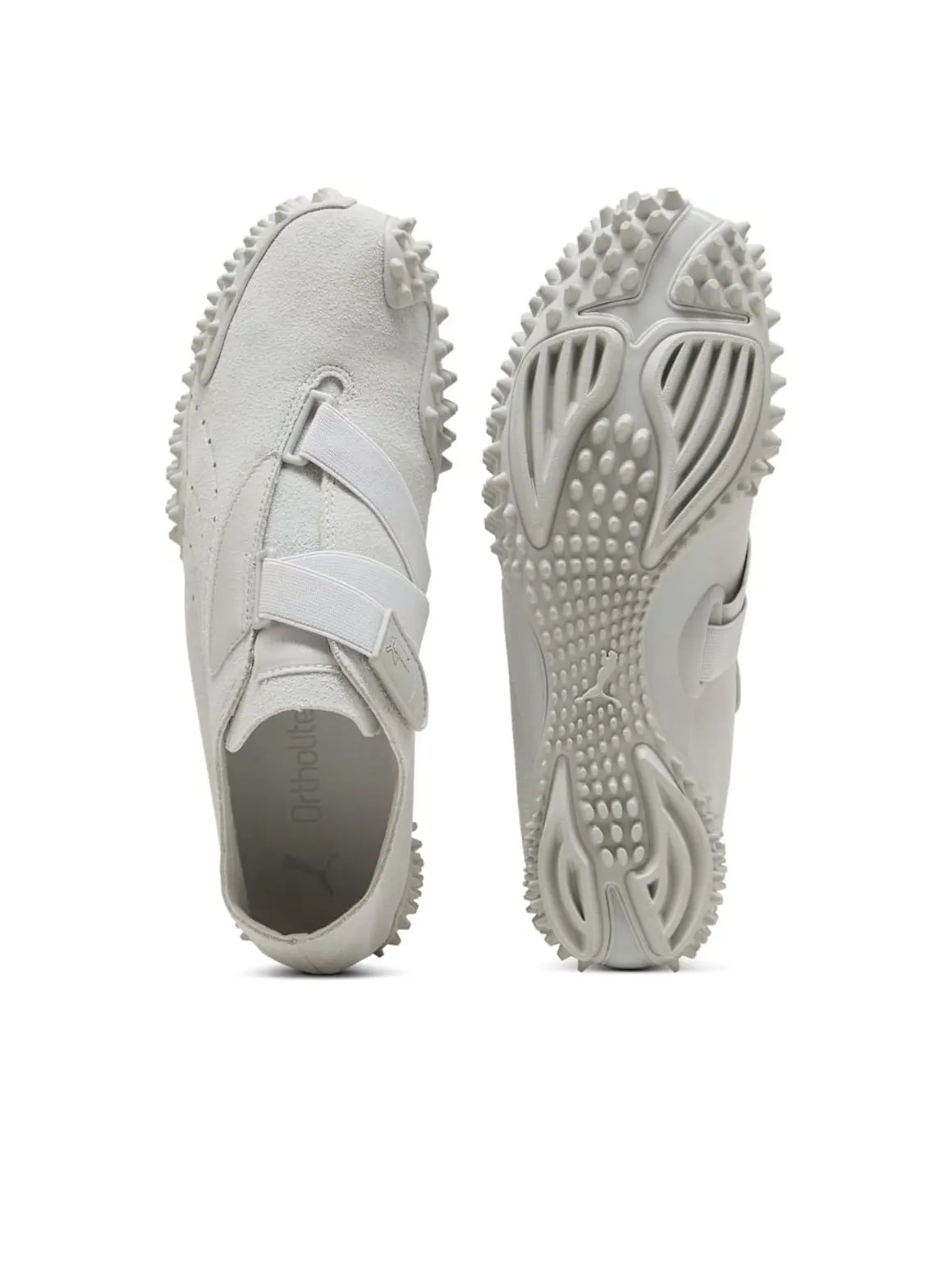 Puma Mostro Unlined 'Glacial Gray Feather Gray' — изображение 3 из 6, серый/серый