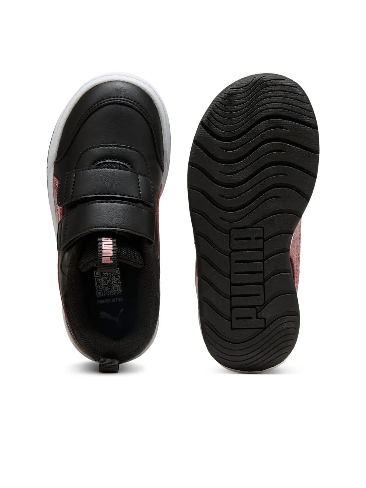 Кроссовки (PS) PUMA Multiflex 2 'Glitz - Black Rose Gold' — изображение 5 из 6, черный