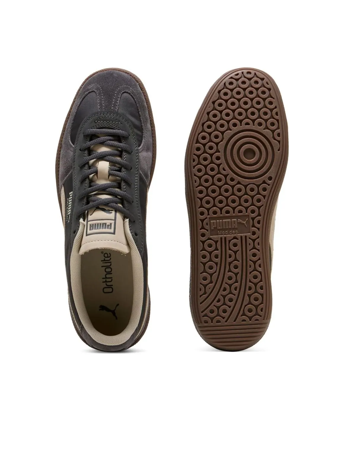 Puma Palermo Pop 'Dusky Gray Desert Dust' — изображение 3 из 6, серый