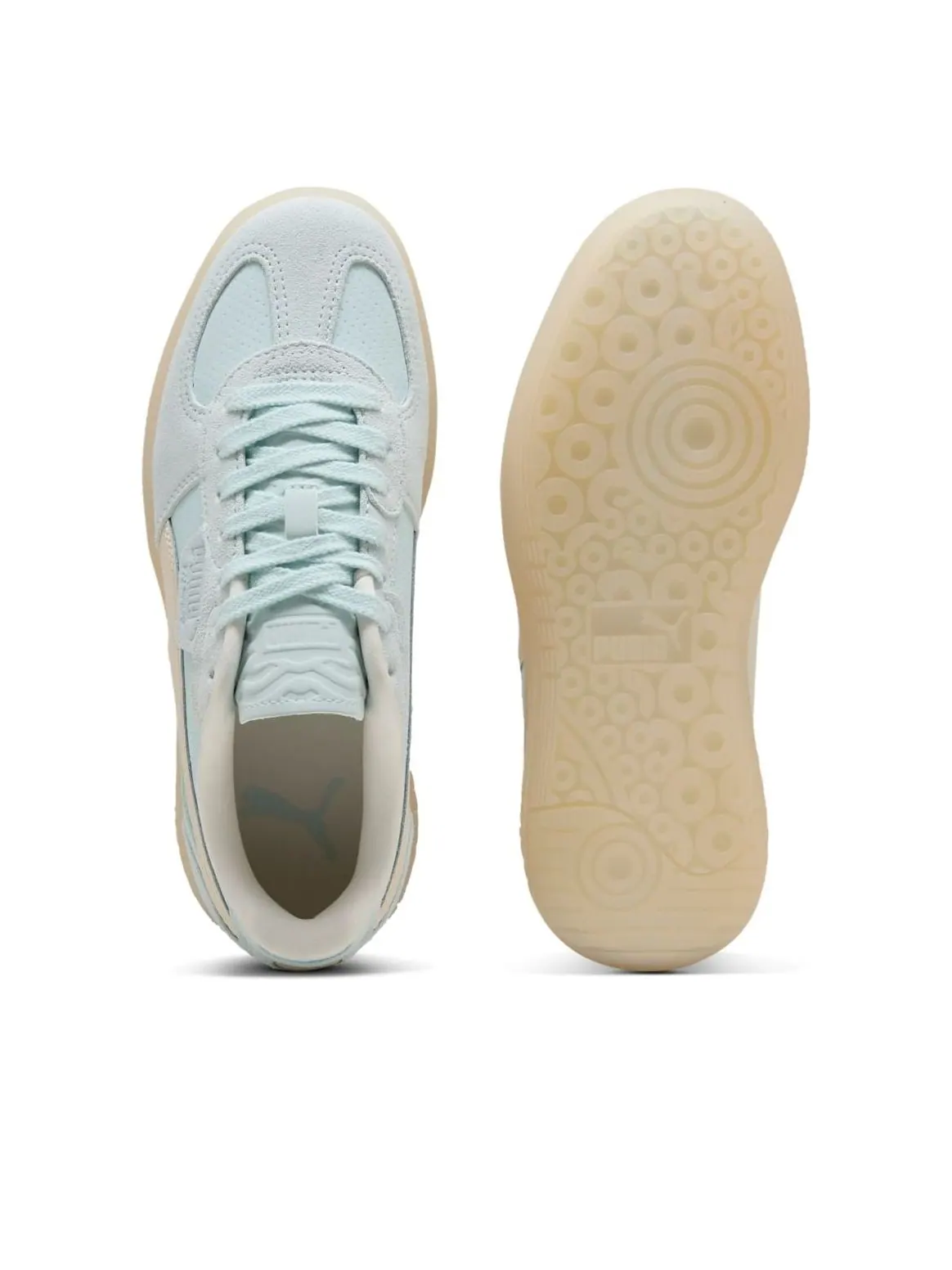 Кроссовки (WMNS) PUMA Palermo Moda 'Ethereal - Sea Glass Frosted Ivory' — изображение 5 из 6, синий