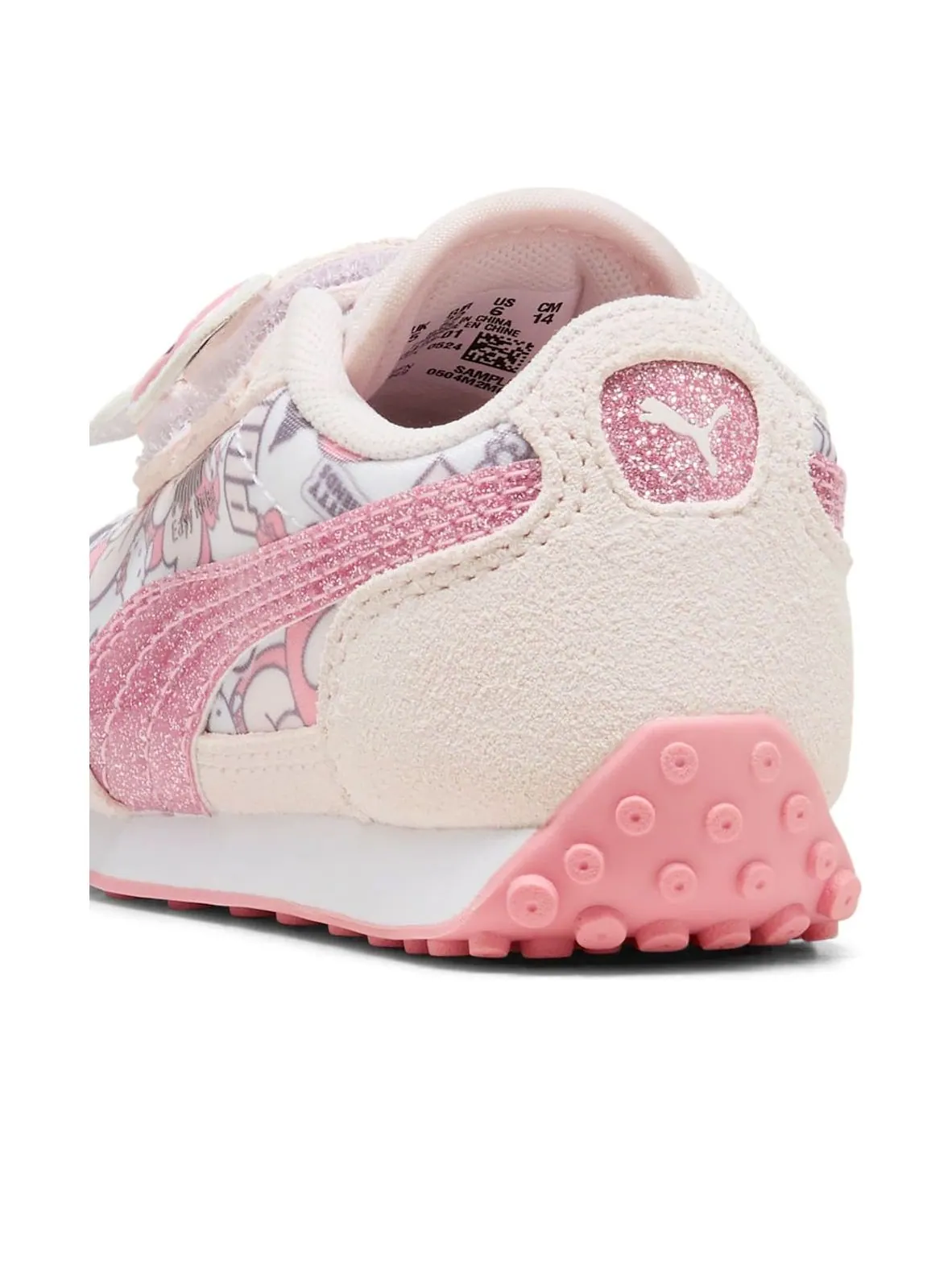 Кроссовки (TD) PUMA Easy Rider 'Hello Kitty and Friends Jasmine Flower' — изображение 4 из 6, розовый