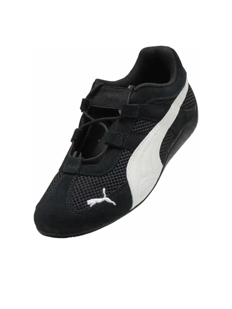 Кроссовки (WMNS) PUMA Speedcat Go 'Black White' — изображение 4 из 5, черный