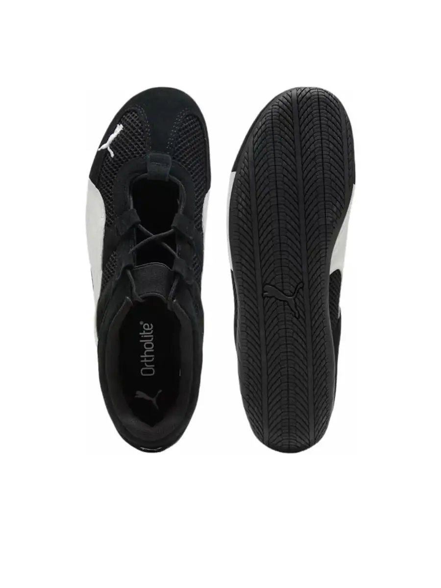 Кроссовки (WMNS) PUMA Speedcat Go 'Black White' — изображение 5 из 5, черный