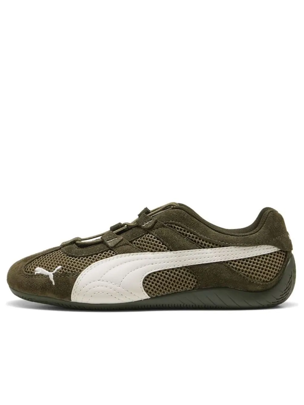 (WMNS) Puma Speedcat Go 'Dark Olive Warm White' — изображение 1 из 6, темный оливковый/белый