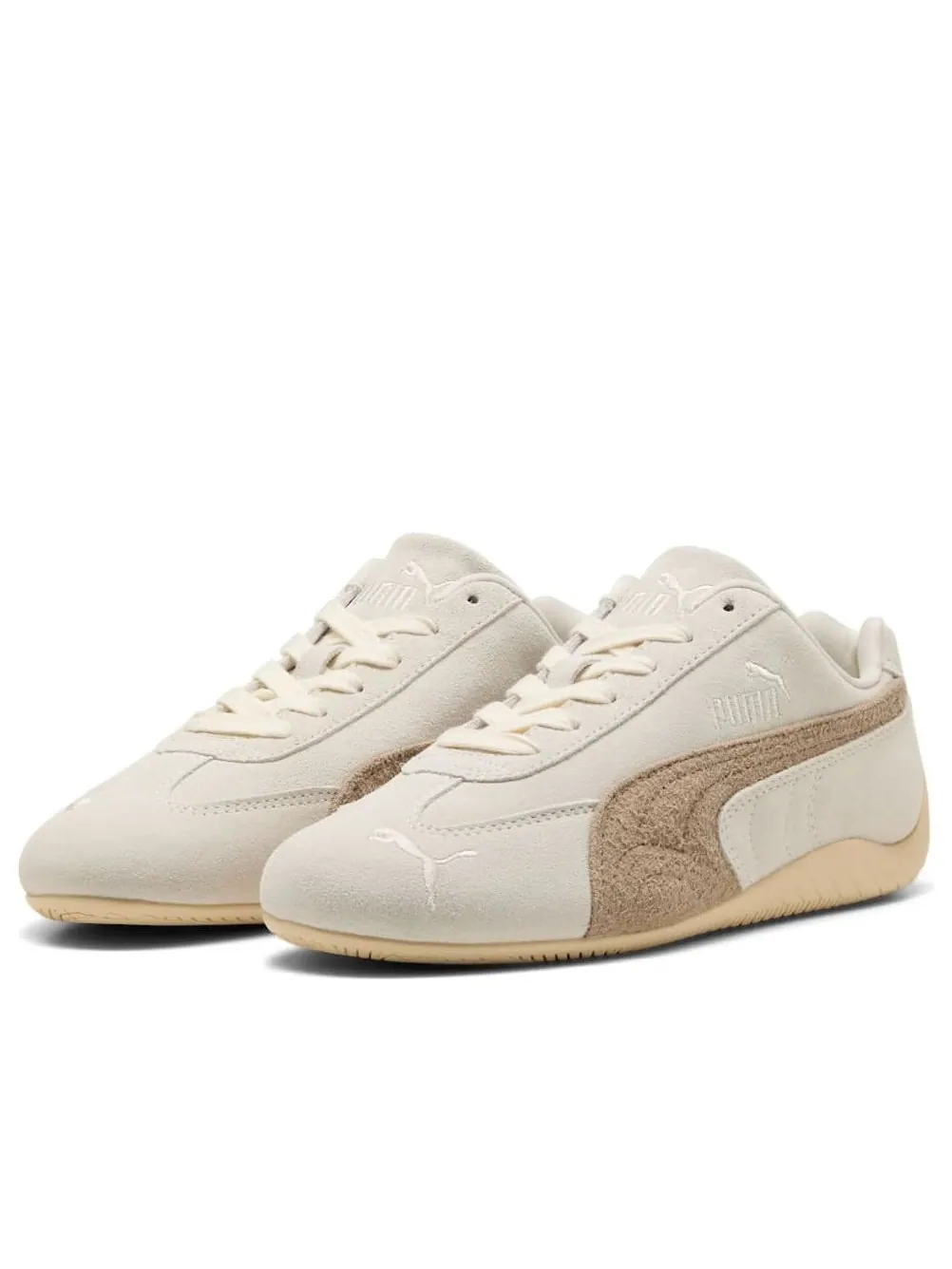 Кроссовки (WMNS) PUMA Speedcat Elevated 'Warm White Ice Coffee' — изображение 2 из 6, бежевый