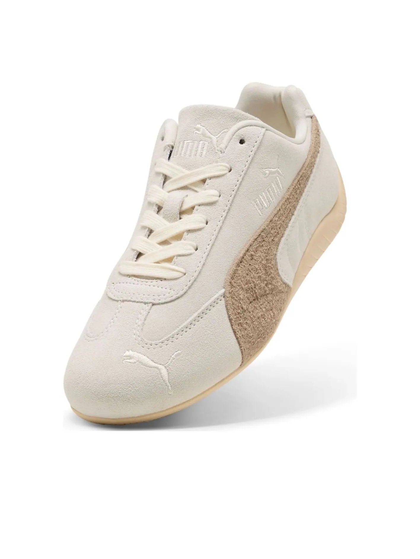 Кроссовки (WMNS) PUMA Speedcat Elevated 'Warm White Ice Coffee' — изображение 5 из 6, бежевый