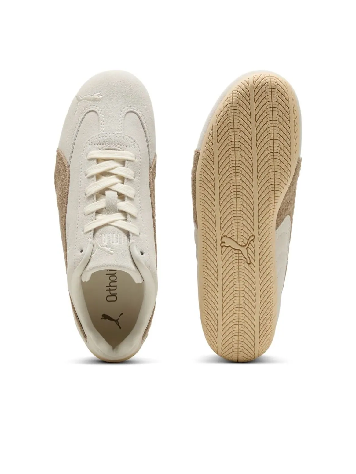 (WMNS) Puma Speedcat Elevated 'Warm White Ice Coffee' — изображение 3 из 6, белый