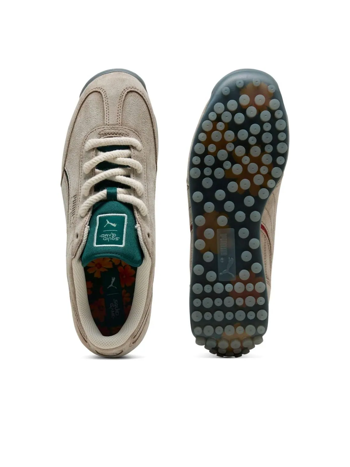 Puma x Squid Game Easy Rider 'Alpine Snow Dark Myrtle' — изображение 3 из 5, темный/красный