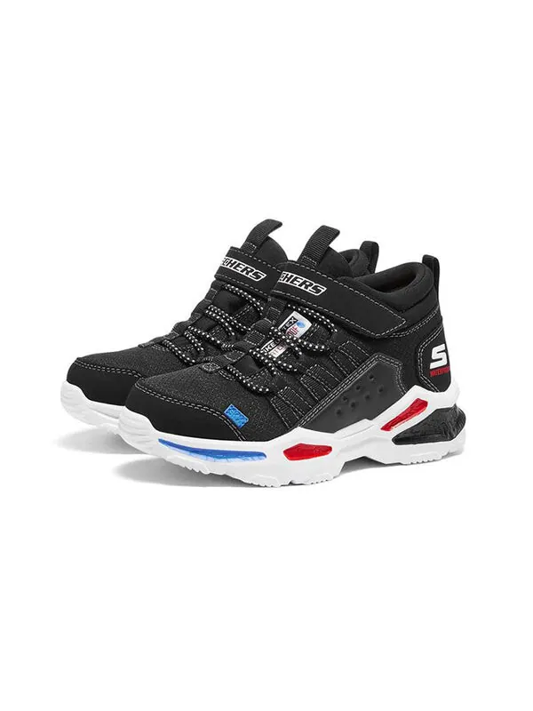 Кроссовки skech-bots 'black red' Skechers — изображение 3 из 4, черный/красный