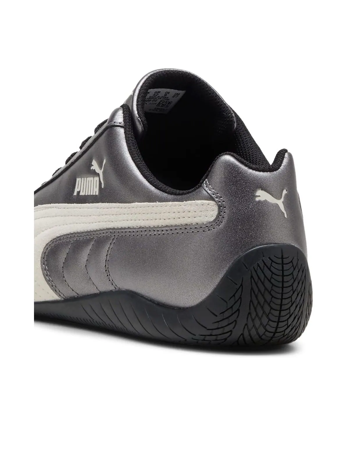Кроссовки PUMA Speedcat Metallic 'PUMA Black Warm White' — изображение 4 из 6, серебряный