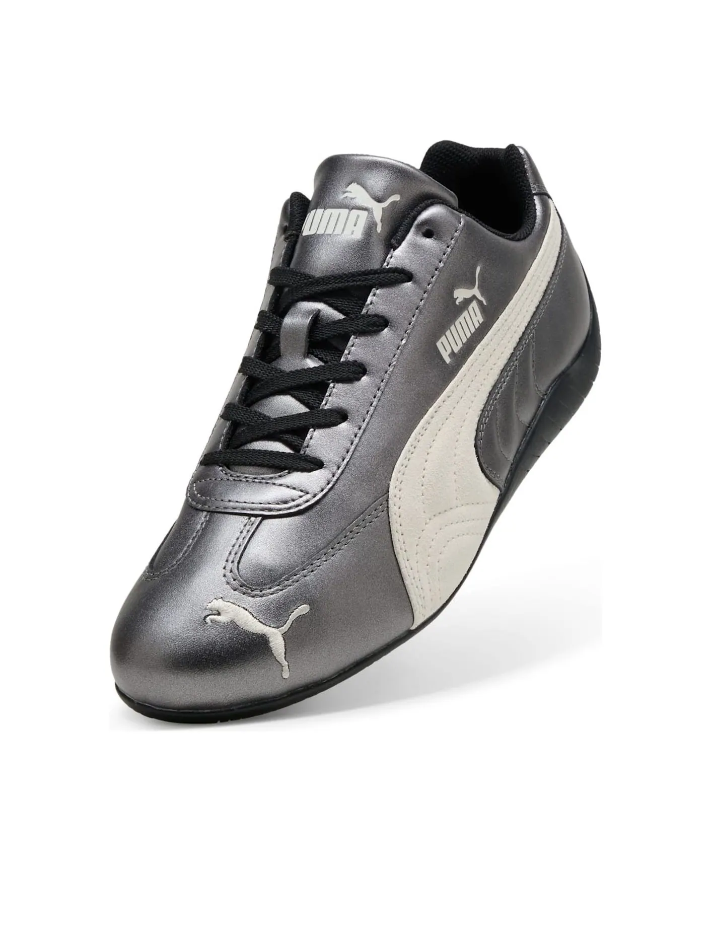 Кроссовки PUMA Speedcat Metallic 'PUMA Black Warm White' — изображение 5 из 6, серебряный