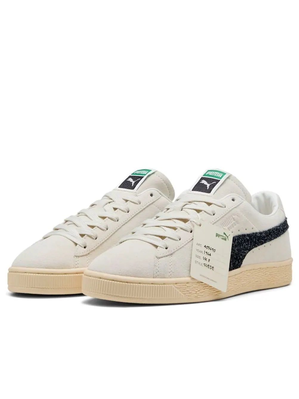 Puma x The NeverWorn VI Suede 'Vapor Gray Puma Black' — изображение 2 из 6, серый/черный