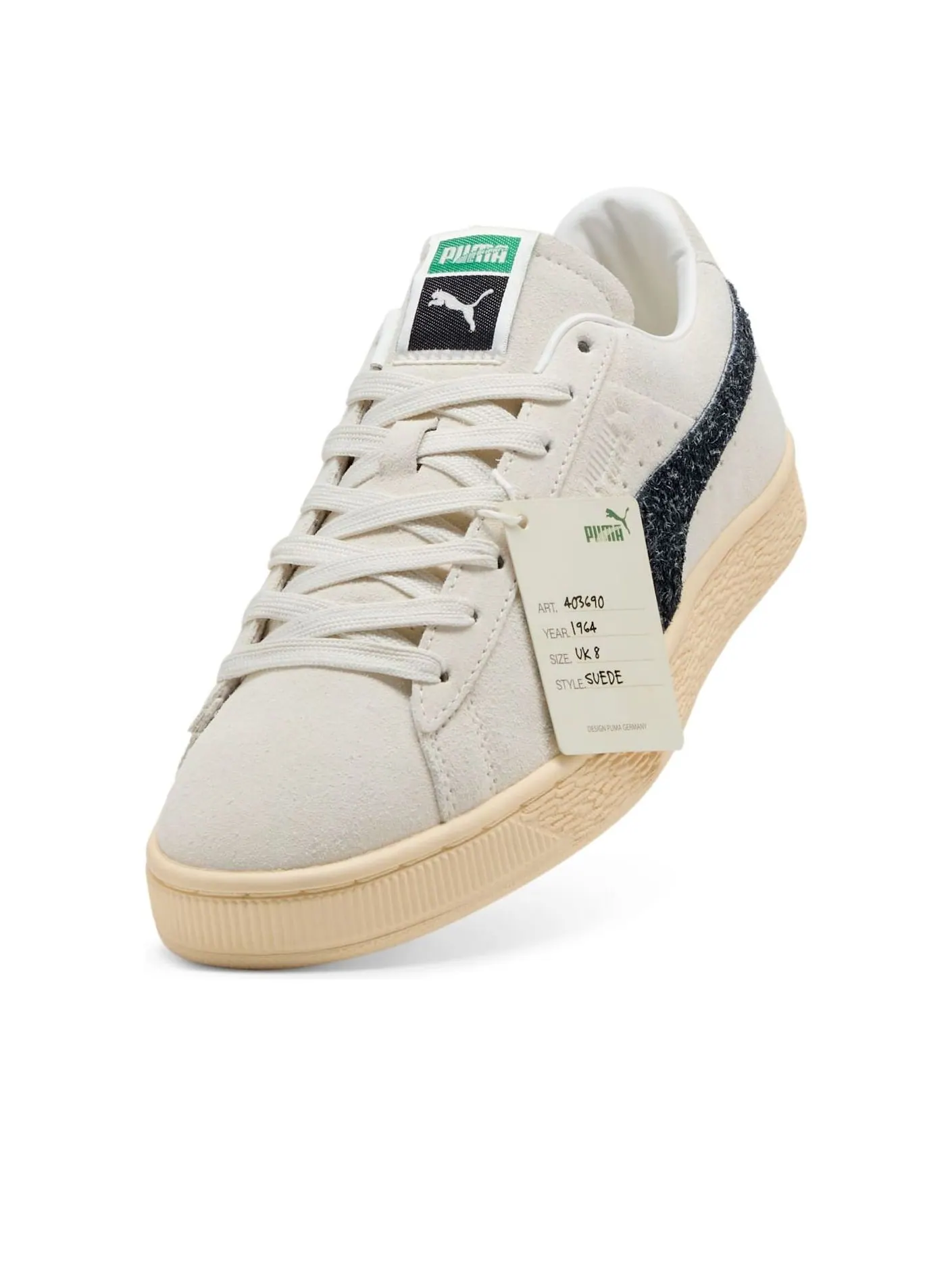 Кроссовки PUMA x The NeverWorn VI Suede 'Vapor Gray PUMA Black' — изображение 5 из 6, серый