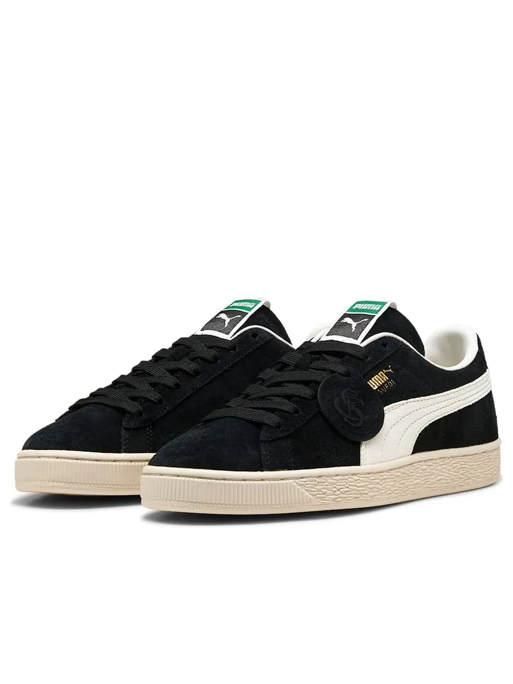 Puma x Charles F. Stead Suede 'Puma Black Puma White' — изображение 2 из 6, черный/белый