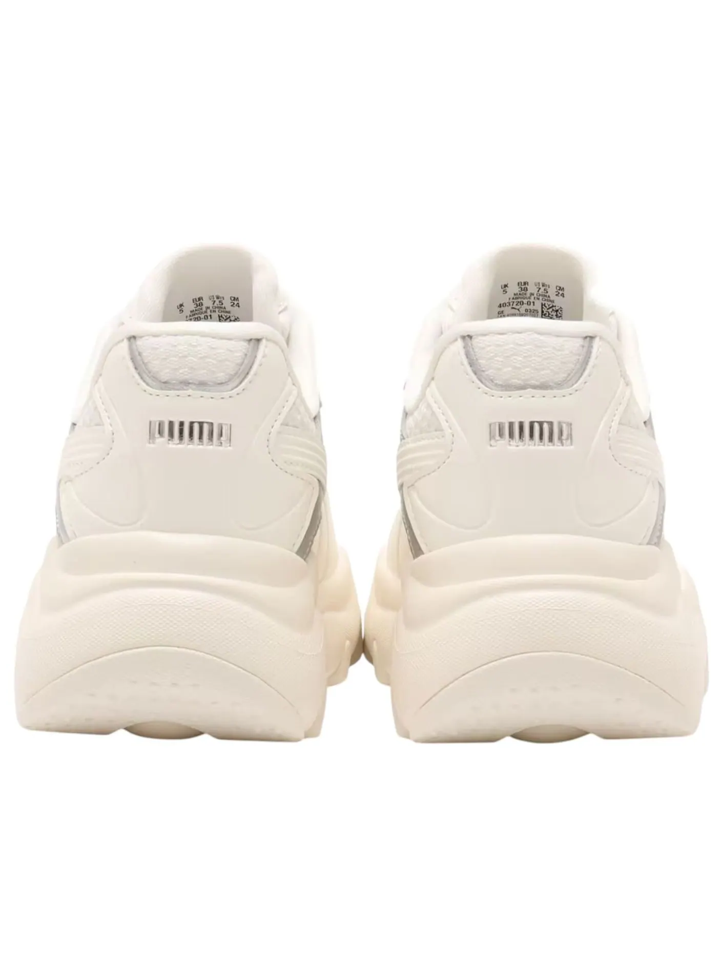 (WMNS) Puma Pulsar Lite 'Warm White Puma Silver' — изображение 4 из 6, белый/серебристый