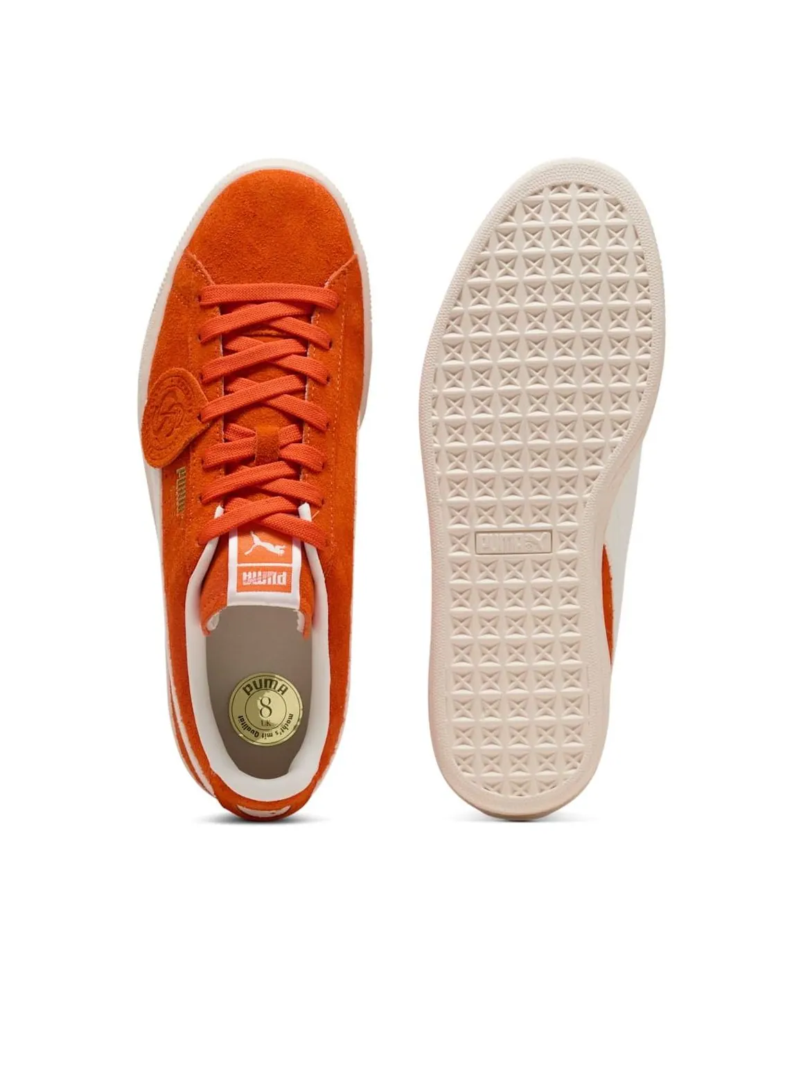 Кроссовки PUMA x Charles F. Stead Suede 4 'Orange Glo' — изображение 4 из 6, оранжевый