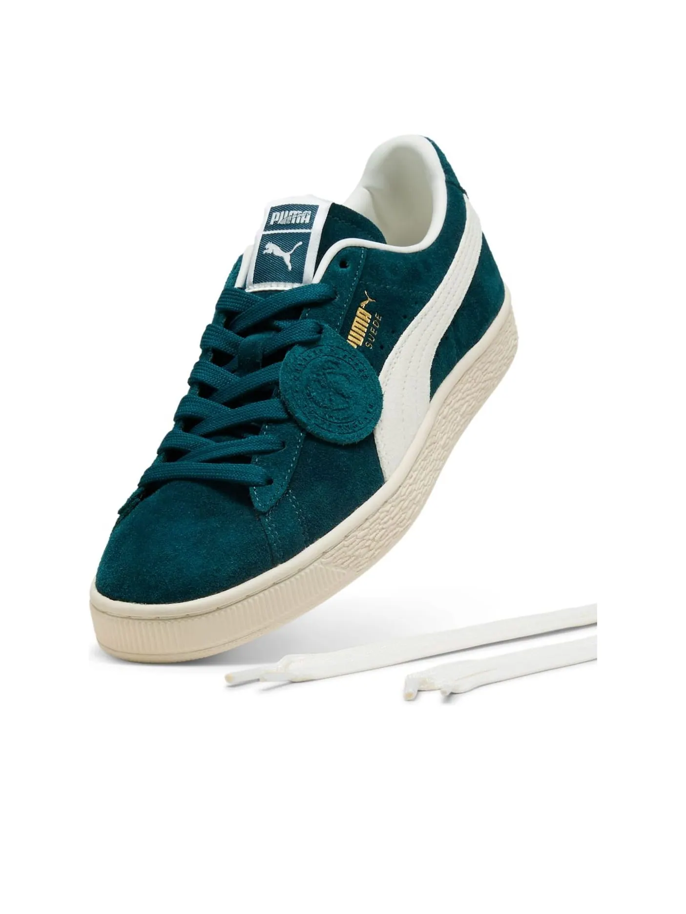 Кроссовки PUMA x Charles F. Stead Suede 5 'Persian Blue' — изображение 3 из 6, бирюзовый