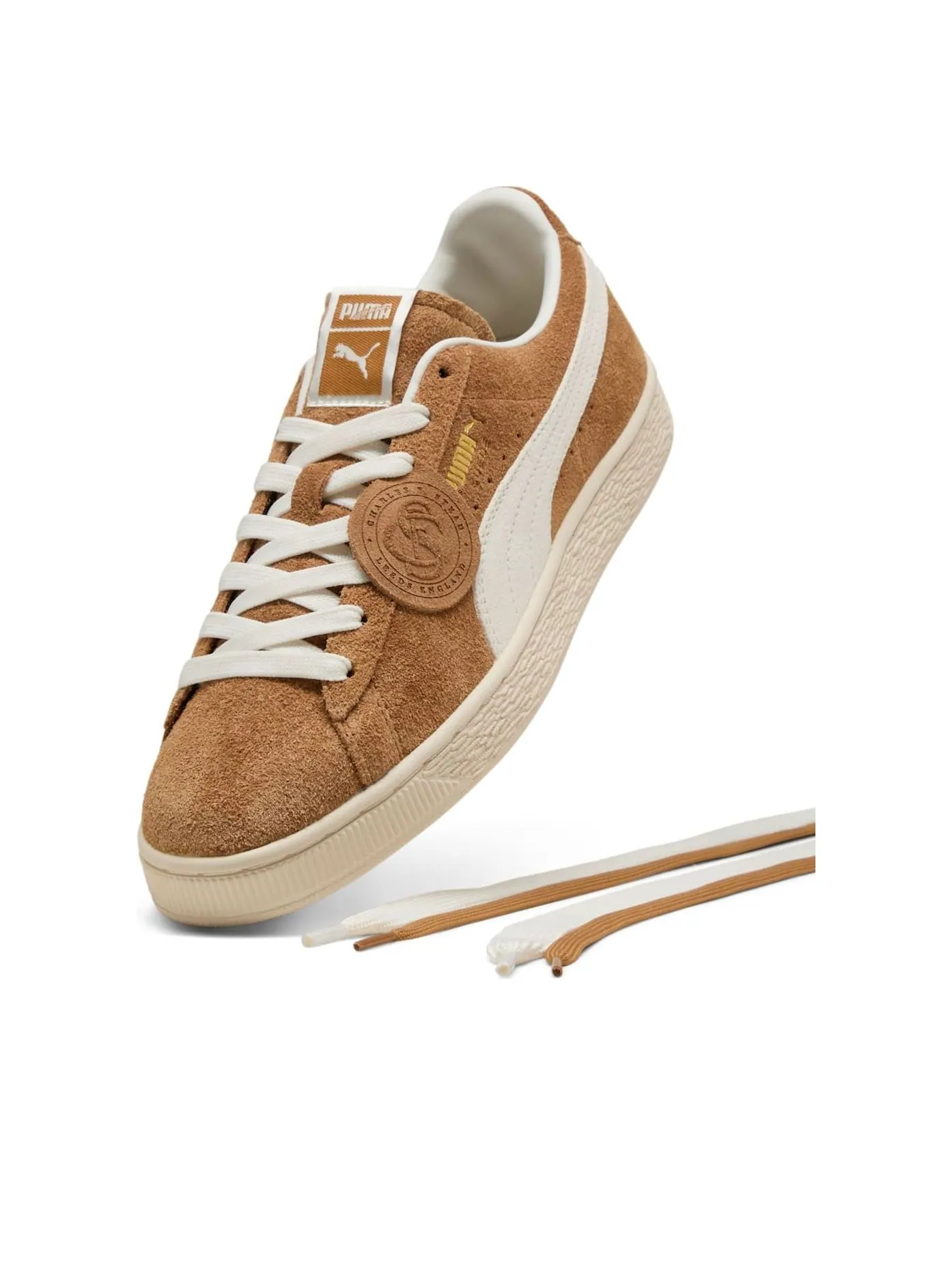 Кроссовки Puma x Charles F. Stead Suede 'Honey Butter' — изображение 5 из 6, коричневый