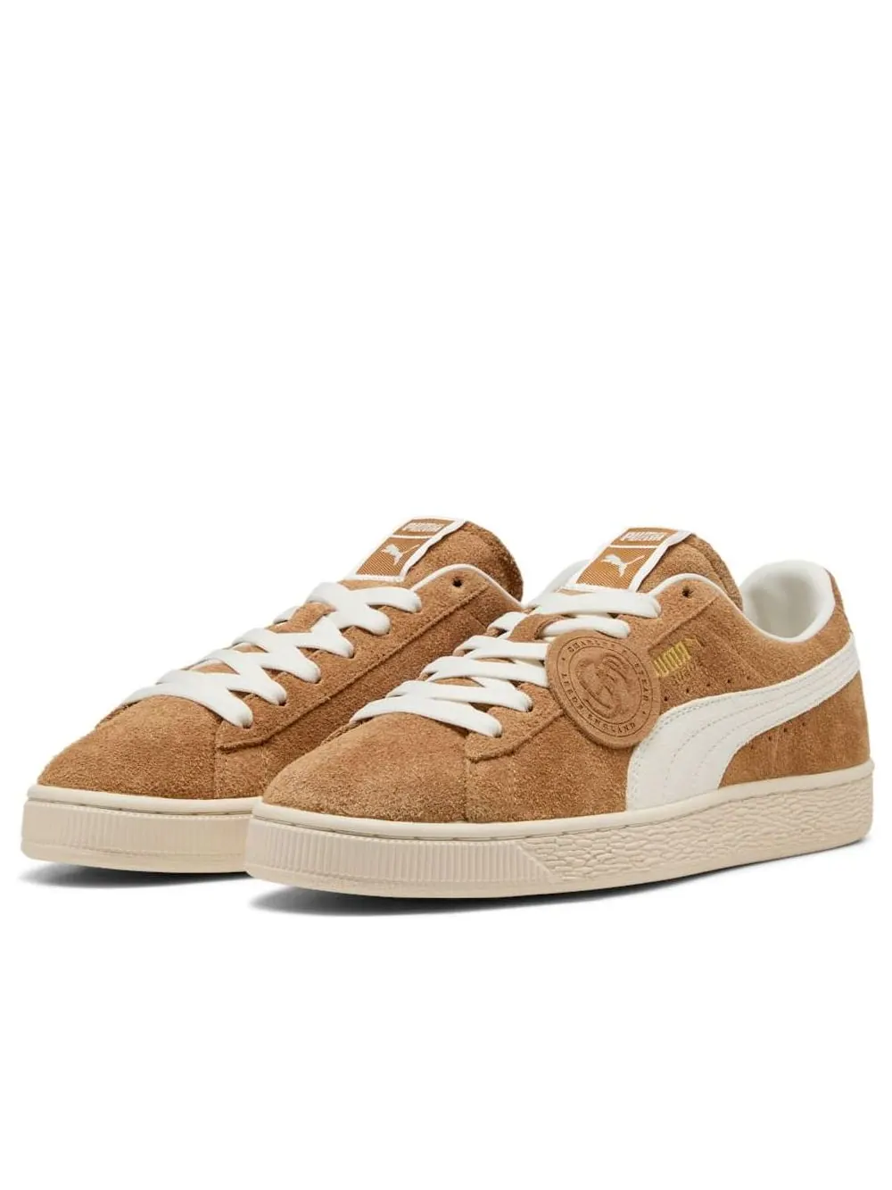 Замшевые кроссовки Puma x Charles F. Stead 'Honey Butter' — изображение 2 из 6, белый