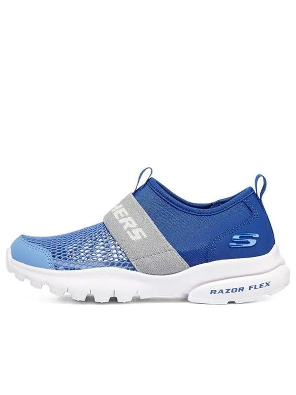 Кроссовки razor flex 'blue grey' Skechers — изображение 1 из 4, белый