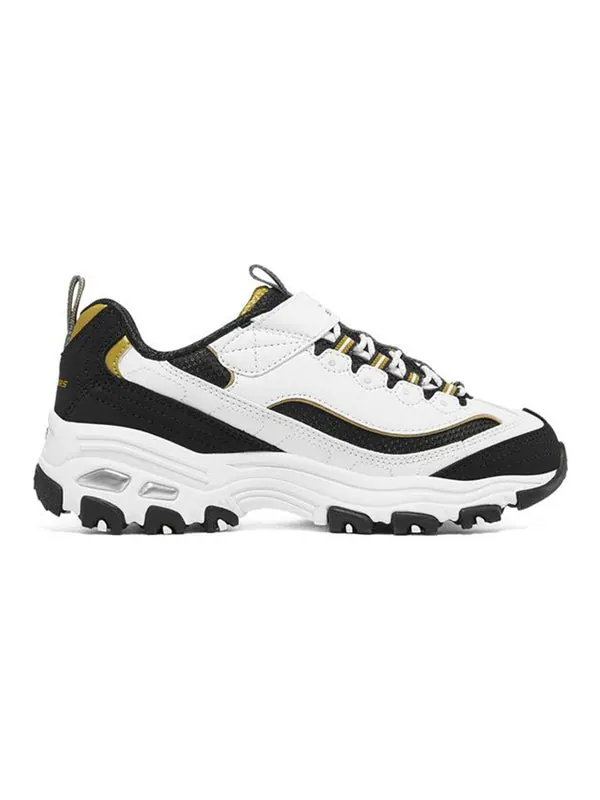 Кроссовки d'lites shoes 'white black' Skechers — изображение 2 из 4, черный/белый