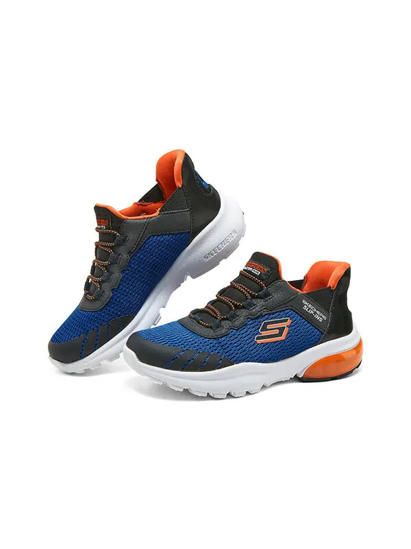 Кроссовки slip-ins razor flex air sneaker 'blue black orange' Skechers — изображение 4 из 4, синий/черный/оранжевый