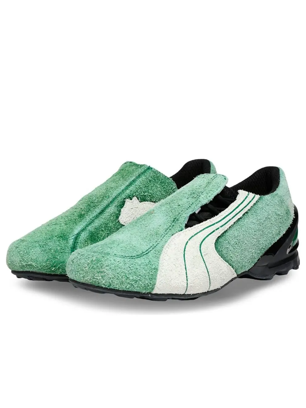 Кроссовки PUMA x KidSuper V-S1 'Archive Green' — изображение 2 из 6, зеленый