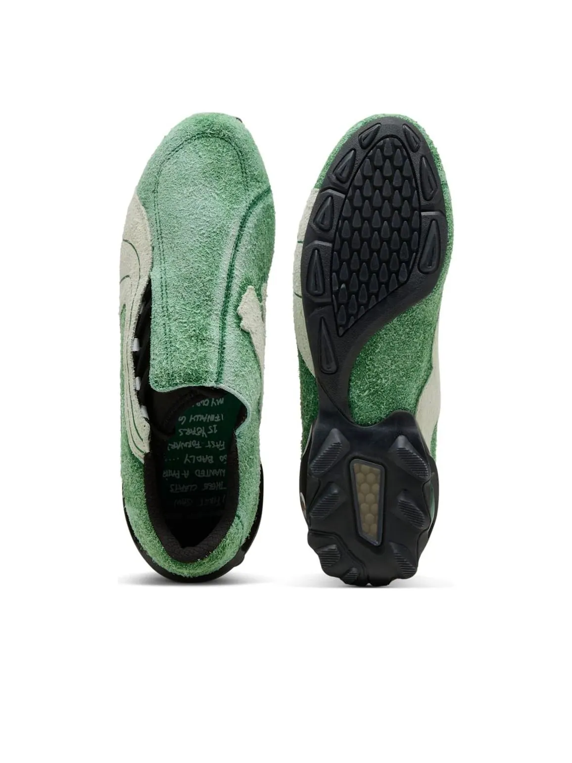 Кроссовки PUMA x KidSuper V-S1 'Archive Green' — изображение 3 из 6, зеленый