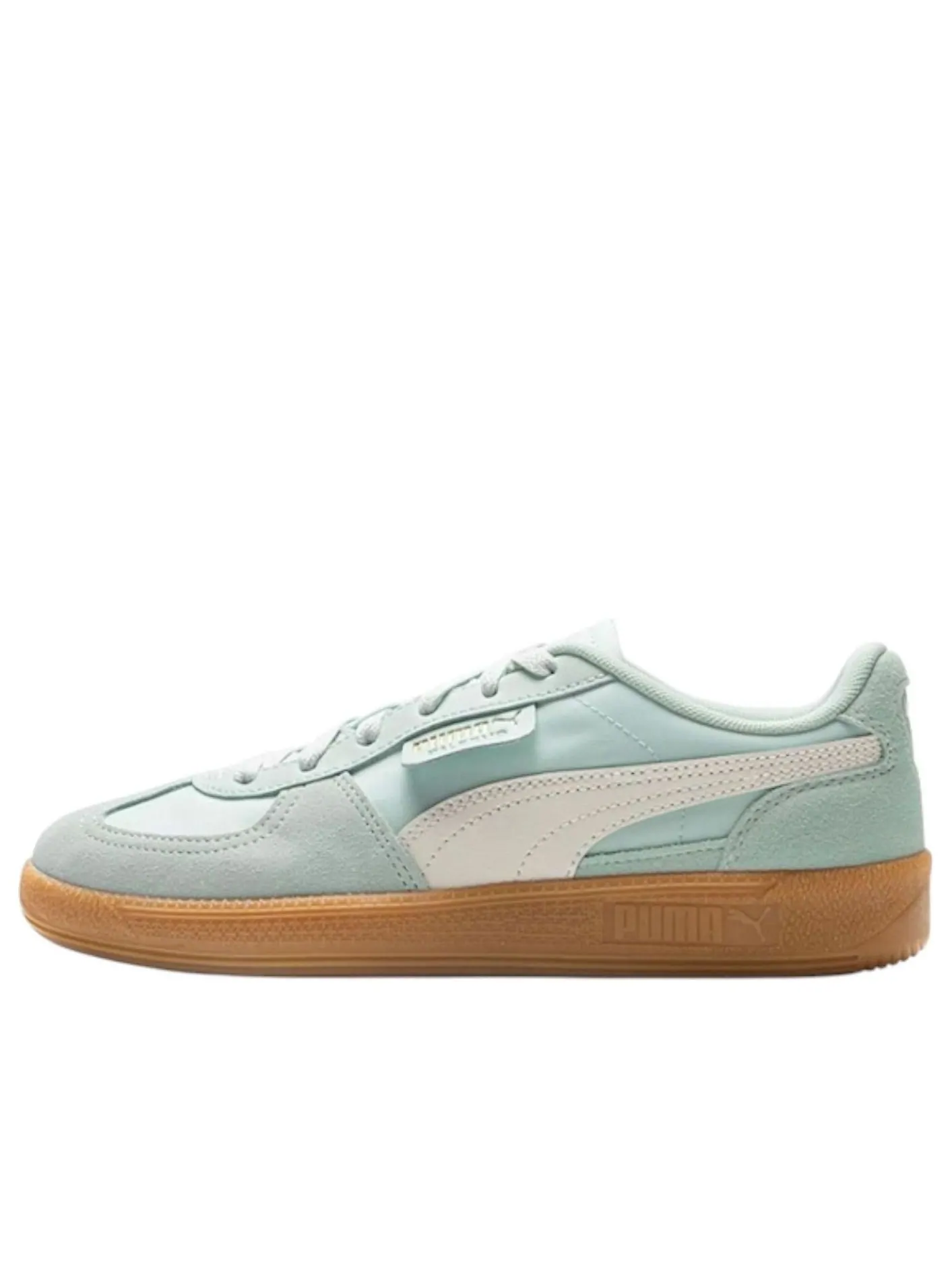 Кроссовки PUMA Palermo 'Grey Green' — изображение 1 из 4, зеленый