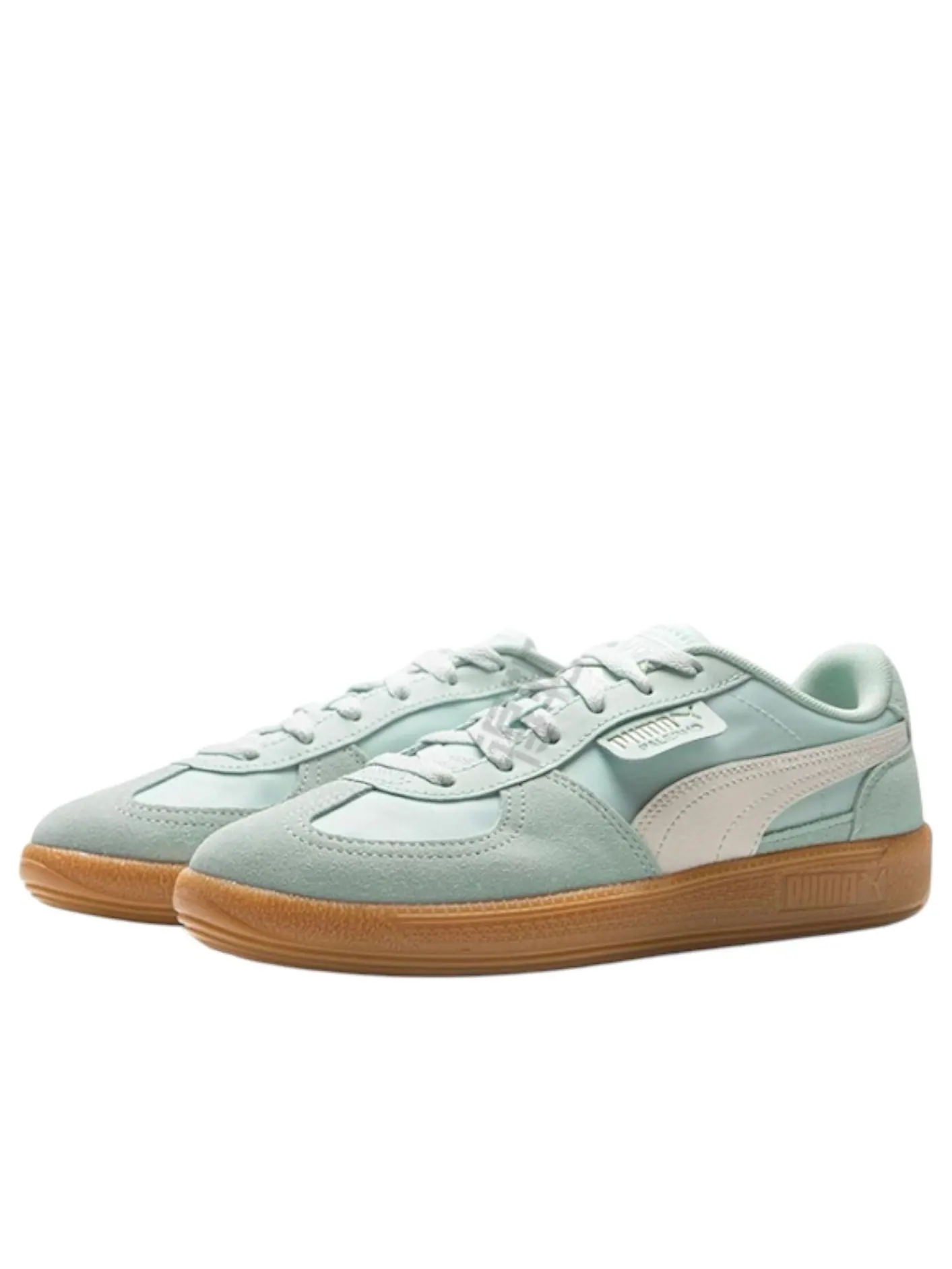 Кроссовки PUMA Palermo 'Grey Green' — изображение 2 из 4, зеленый