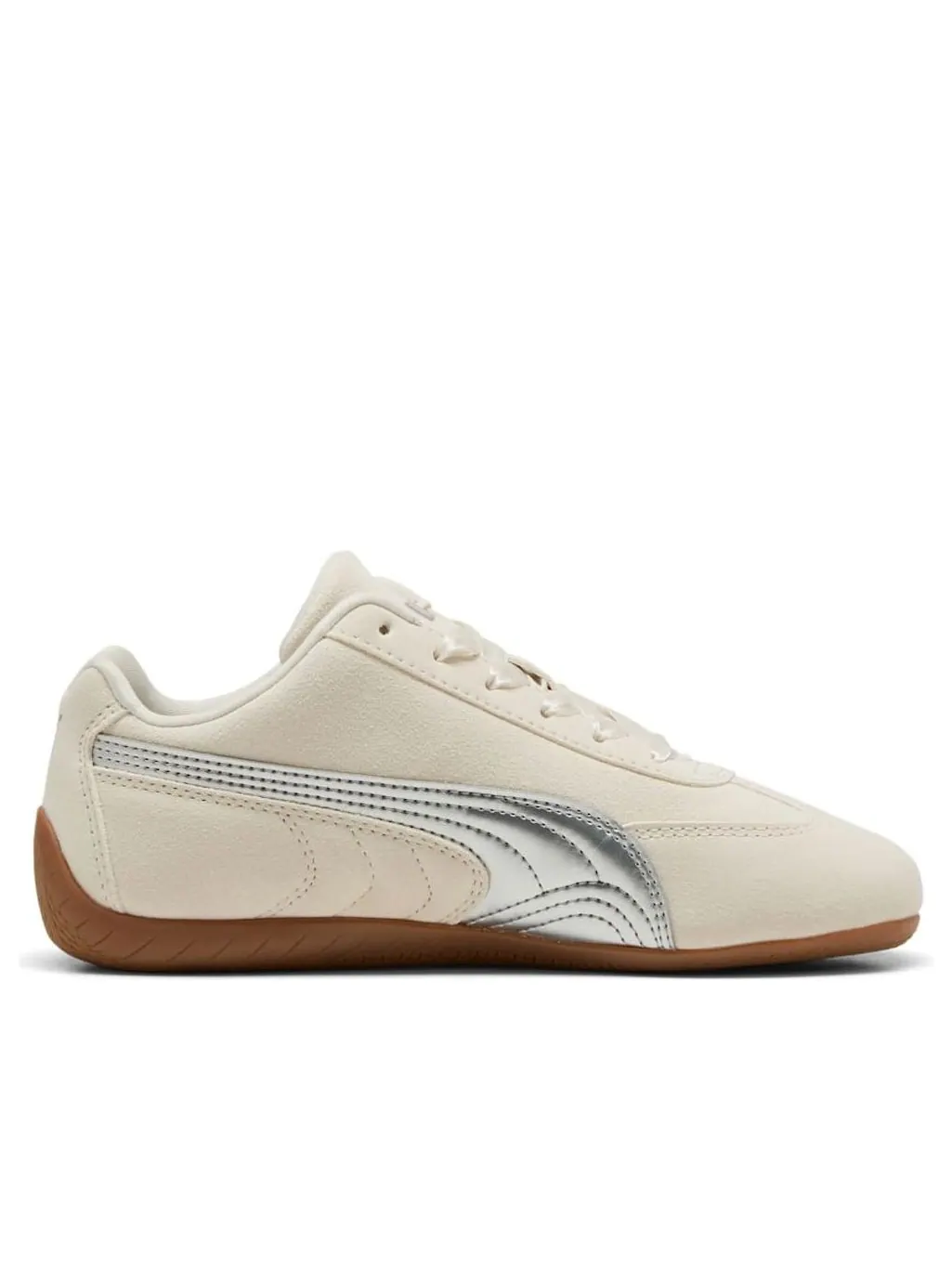 Кроссовки (GS) PUMA Speedcat 'Metallic Pack - Alpine Snow Silver' — изображение 2 из 6, бежевый