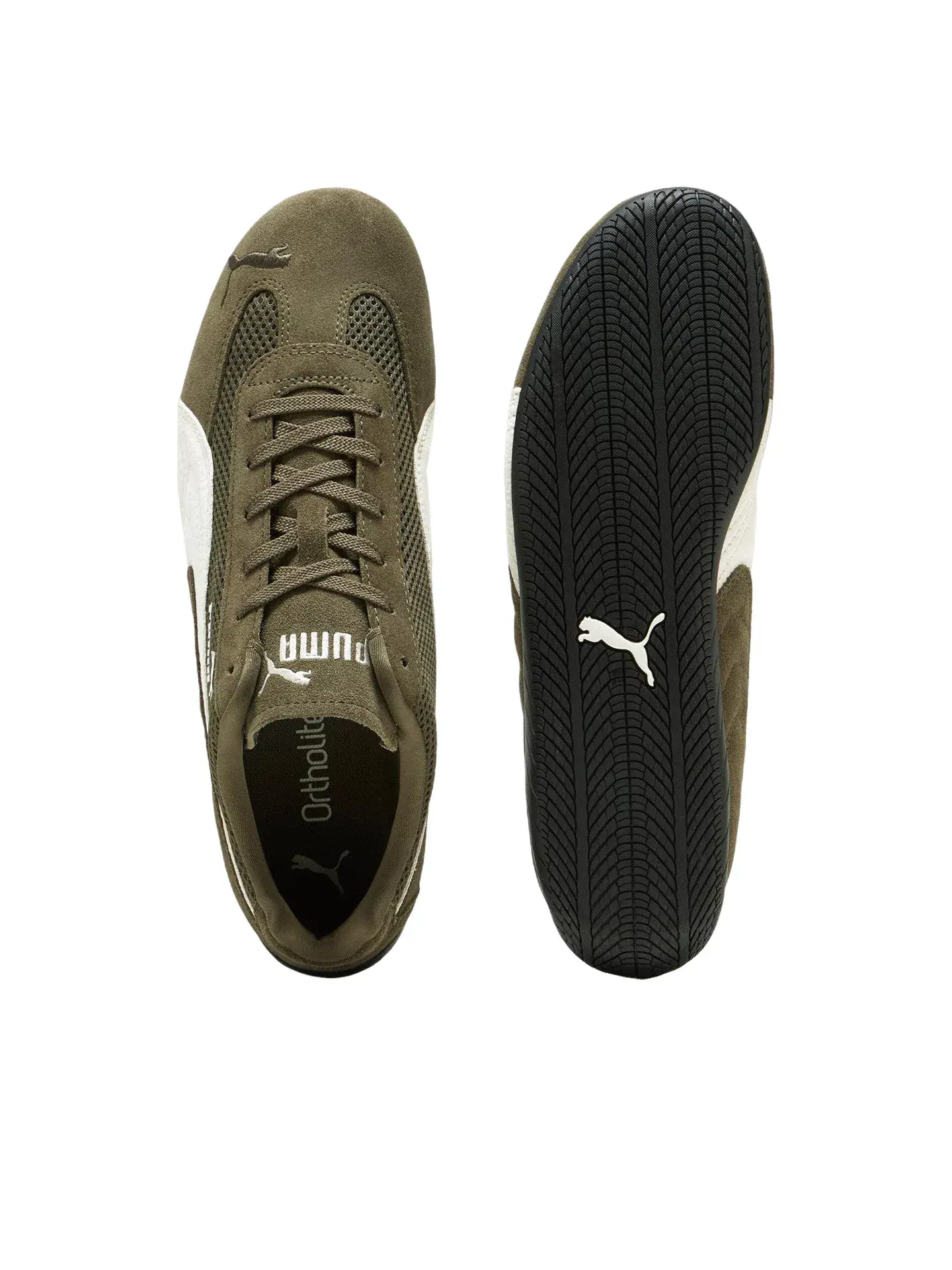 Мужские кроссовки с замшевым верхом Speedcat Puma — изображение 5 из 5, зеленый