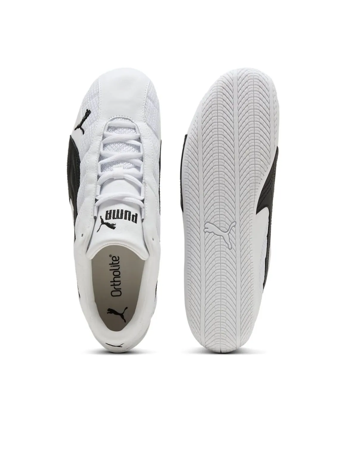 Puma Speedcat Plus Leather 'White Black' — изображение 5 из 6, белый/черный