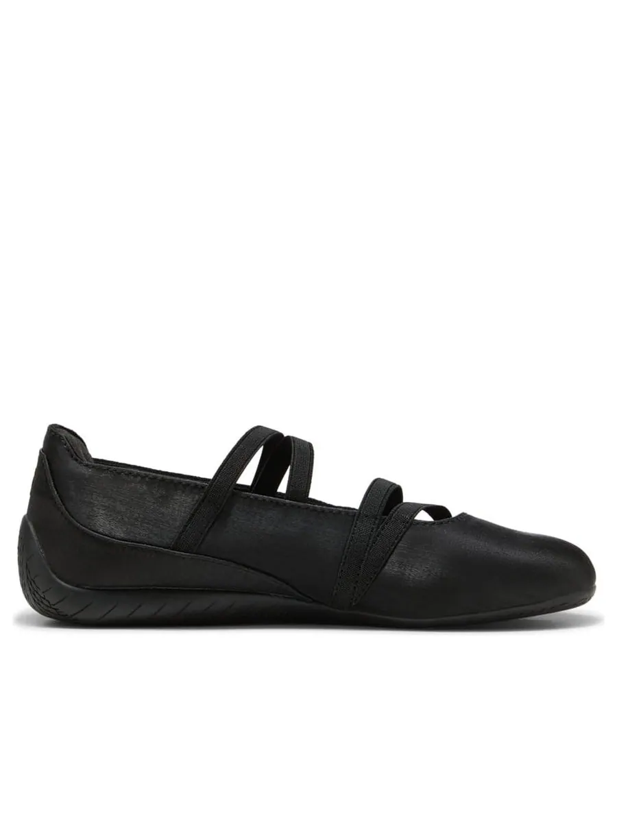 Кроссовки (WMNS) PUMA Speedcat Ballet 'Black Cool Dark Grey Satin' — изображение 2 из 6, черный