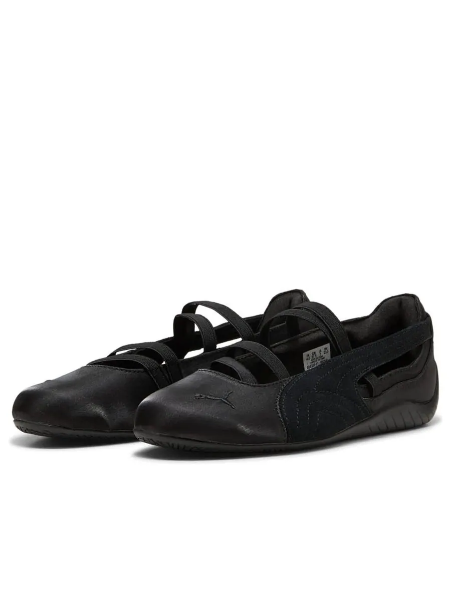 Кроссовки (WMNS) PUMA Speedcat Ballet 'Black Cool Dark Grey Satin' — изображение 3 из 6, черный