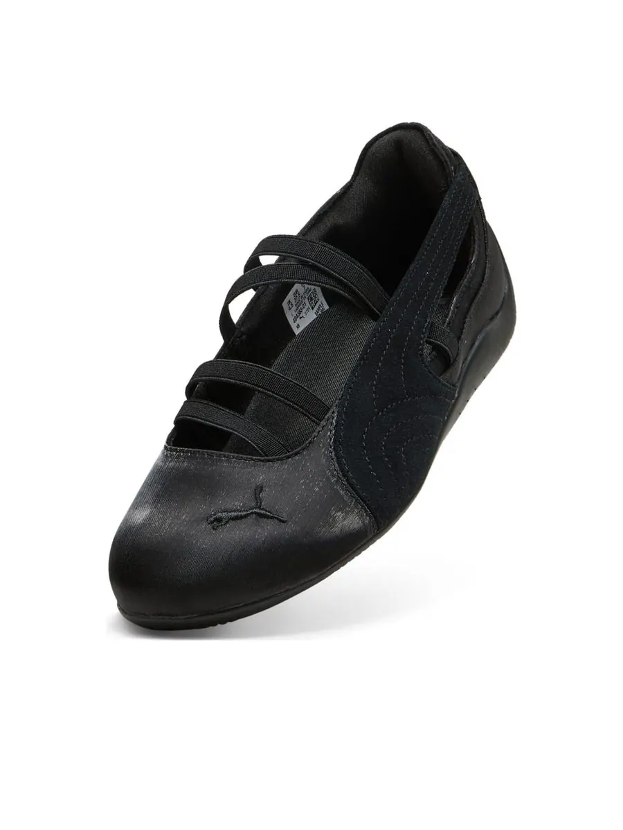 Кроссовки (WMNS) PUMA Speedcat Ballet 'Black Cool Dark Grey Satin' — изображение 5 из 6, черный