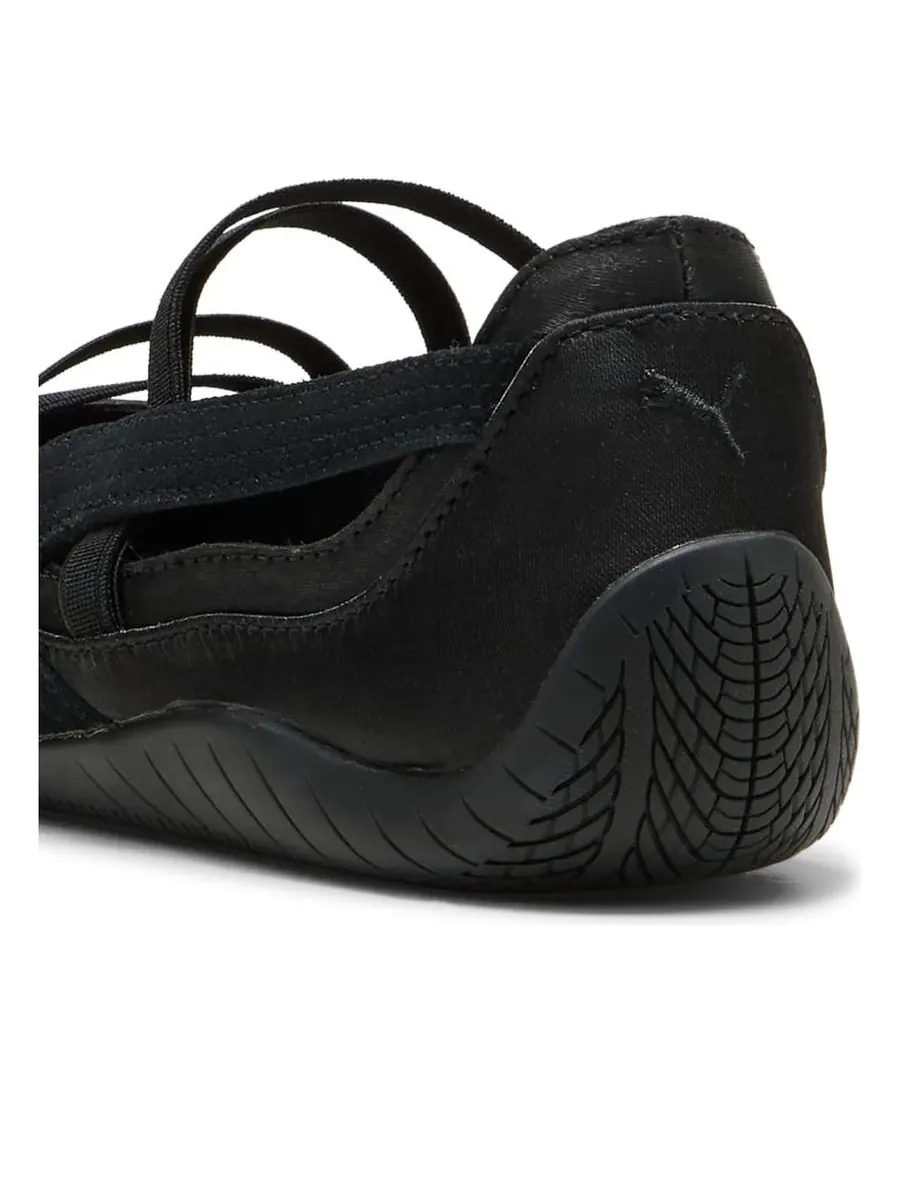 Кроссовки (WMNS) PUMA Speedcat Ballet 'Black Cool Dark Grey Satin' — изображение 6 из 6, черный